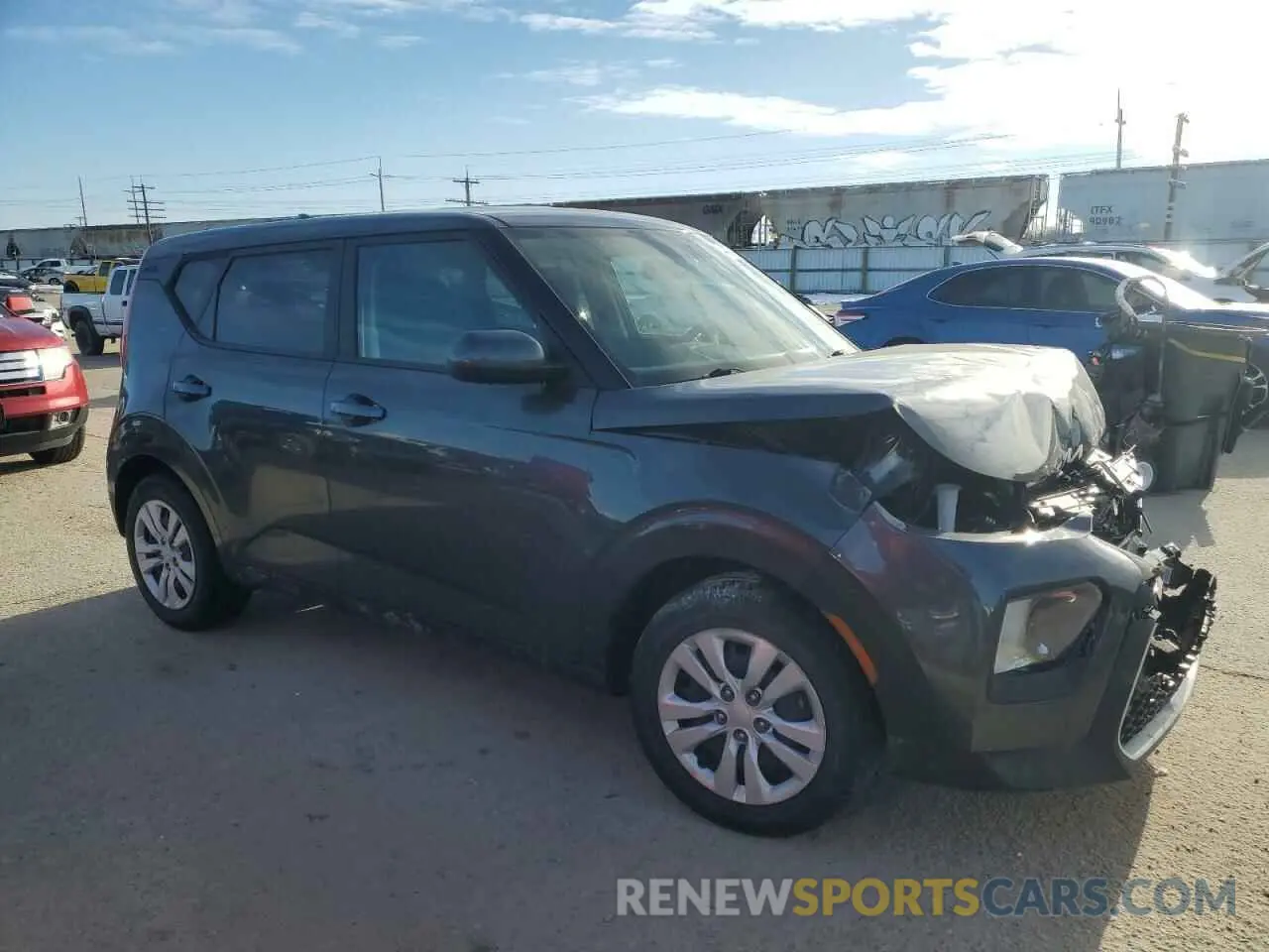 4 fotografías del automóvil dañado KNDJ23AU7N7834752 KIA SOUL 2022