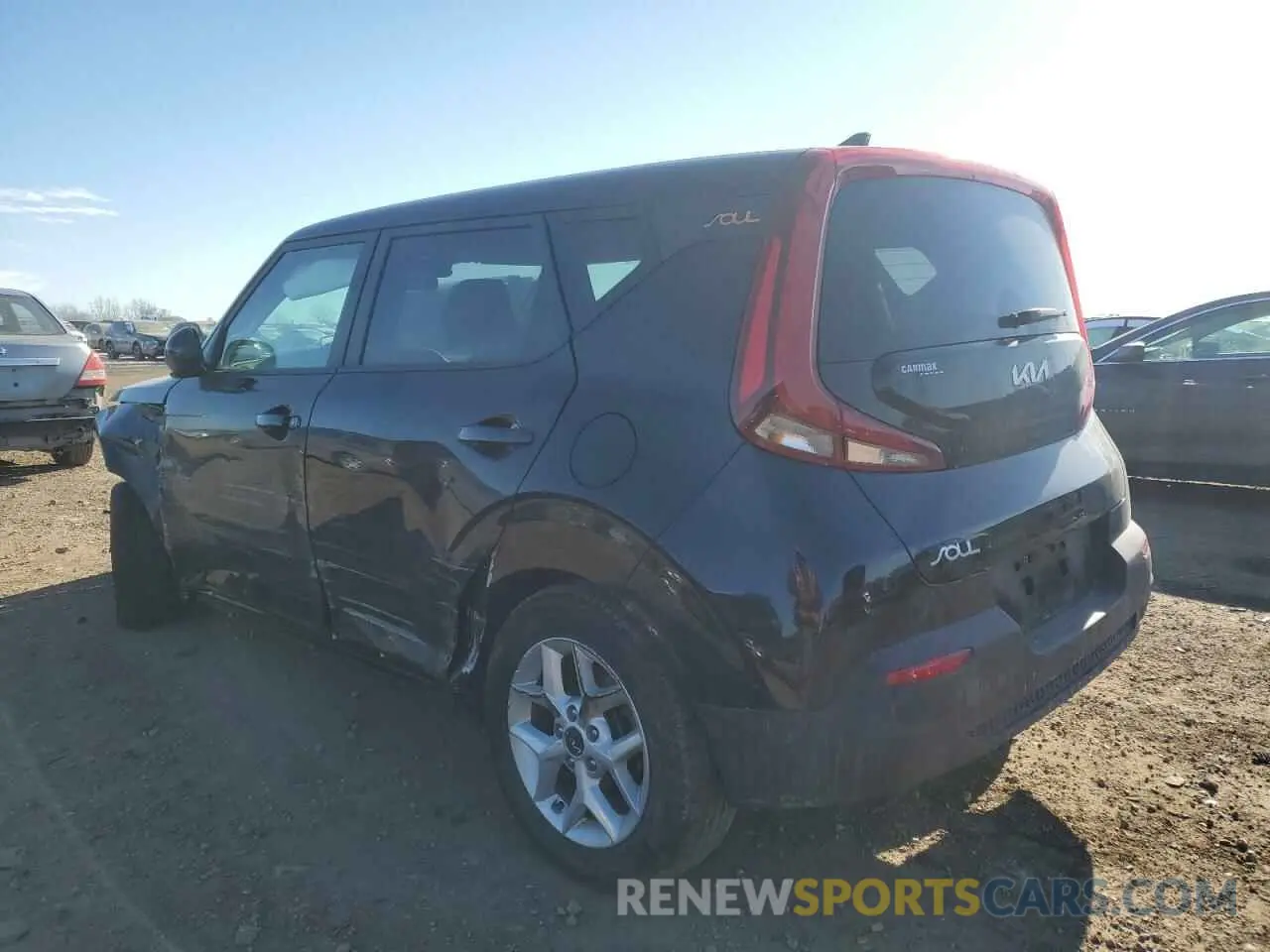 2 fotografías del automóvil dañado KNDJ23AU8N7183664 KIA SOUL 2022