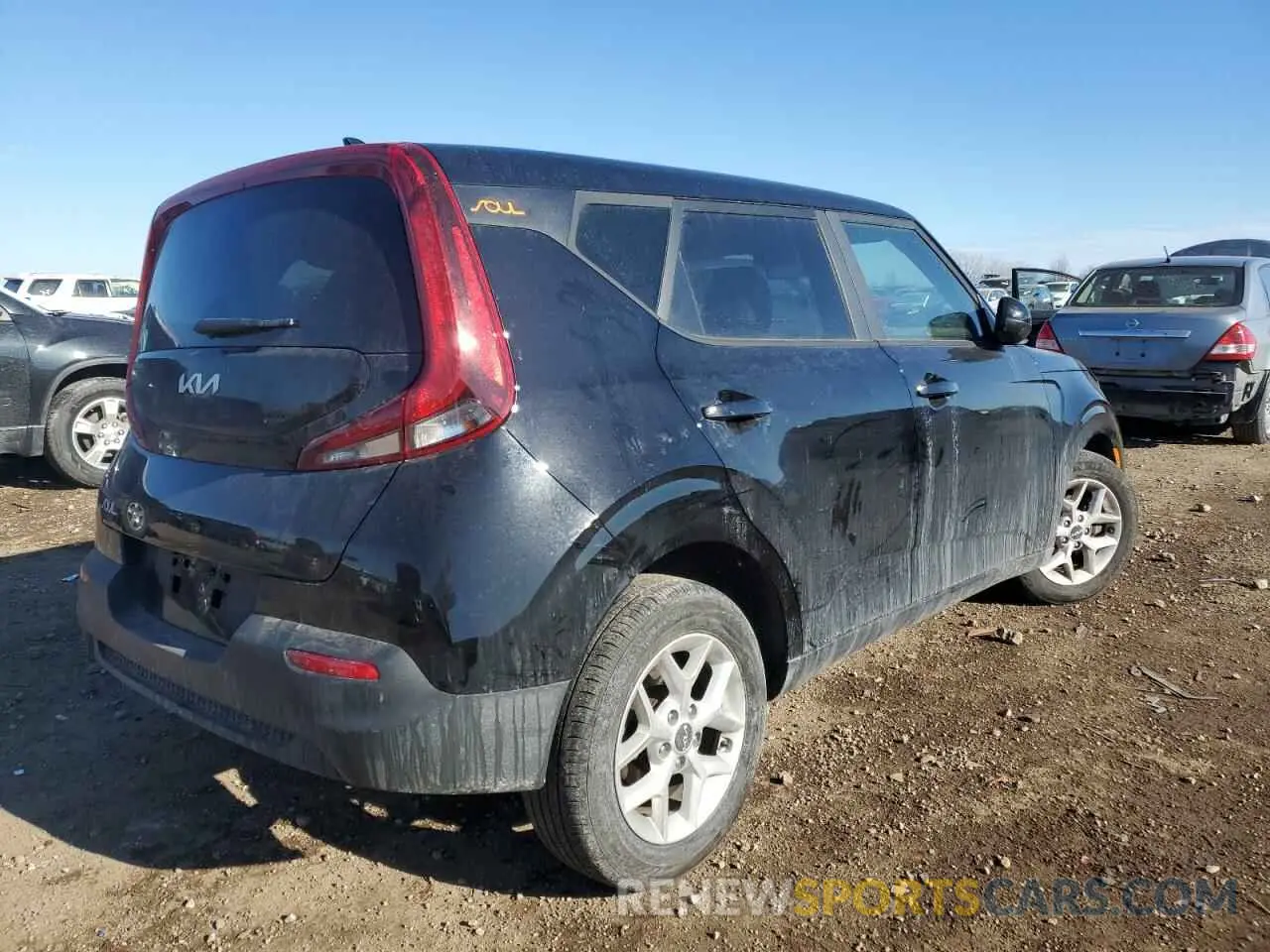 3 fotografías del automóvil dañado KNDJ23AU8N7183664 KIA SOUL 2022