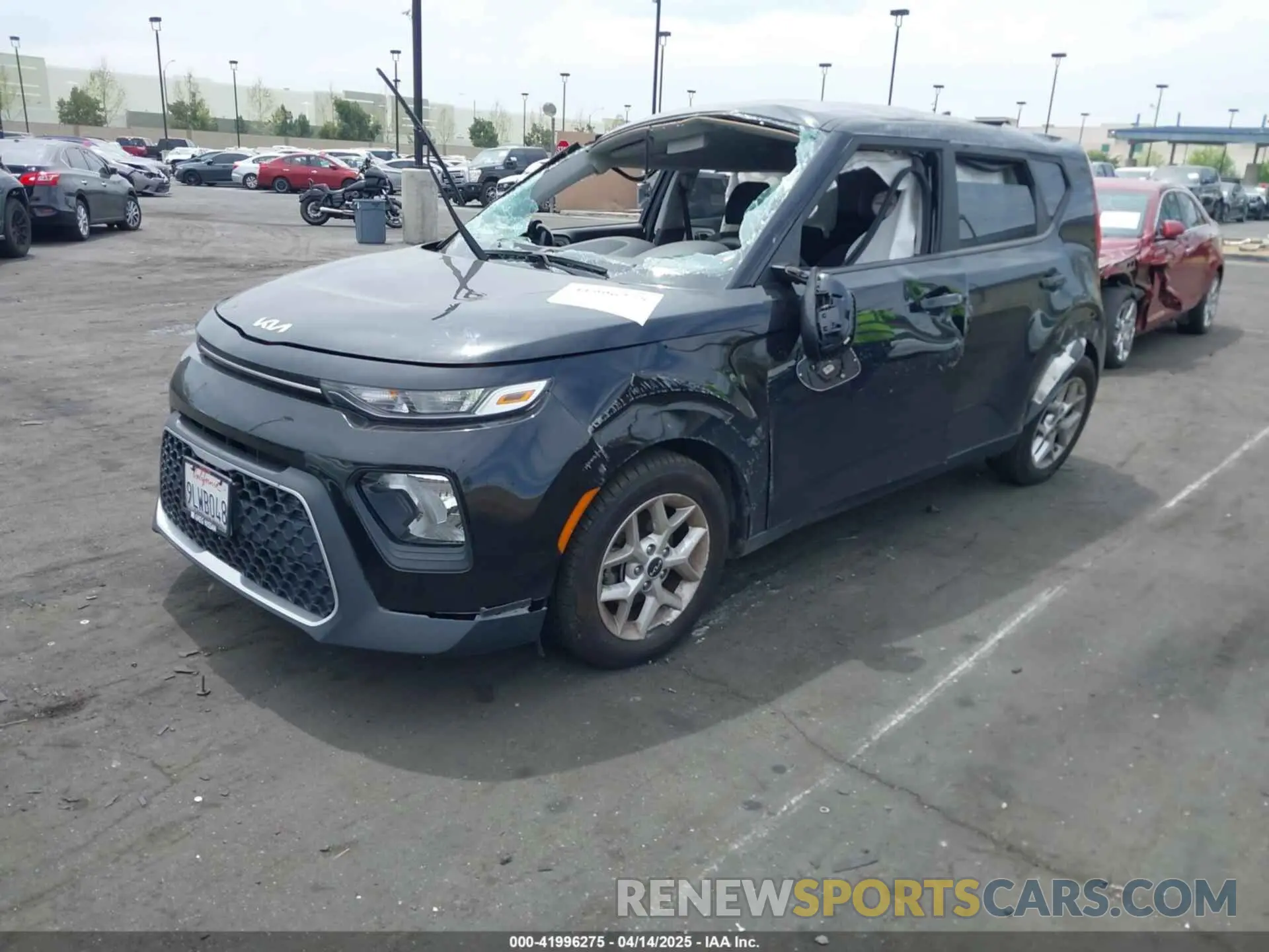 2 fotografías del automóvil dañado KNDJ23AU8N7185608 KIA SOUL 2022