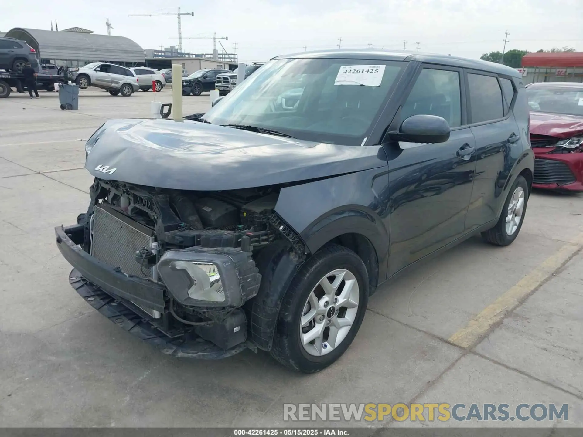 2 fotografías del automóvil dañado KNDJ23AU8N7809794 KIA SOUL 2022