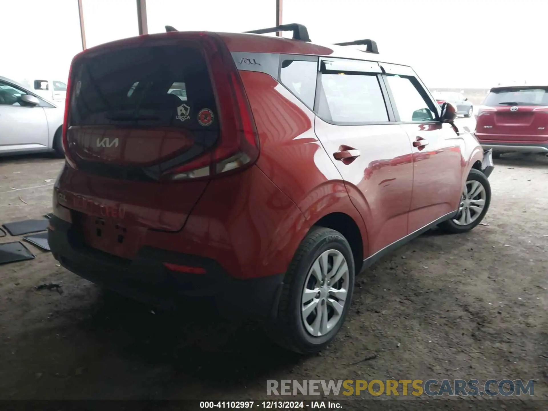 4 fotografías del automóvil dañado KNDJ23AU8N7814705 KIA SOUL 2022
