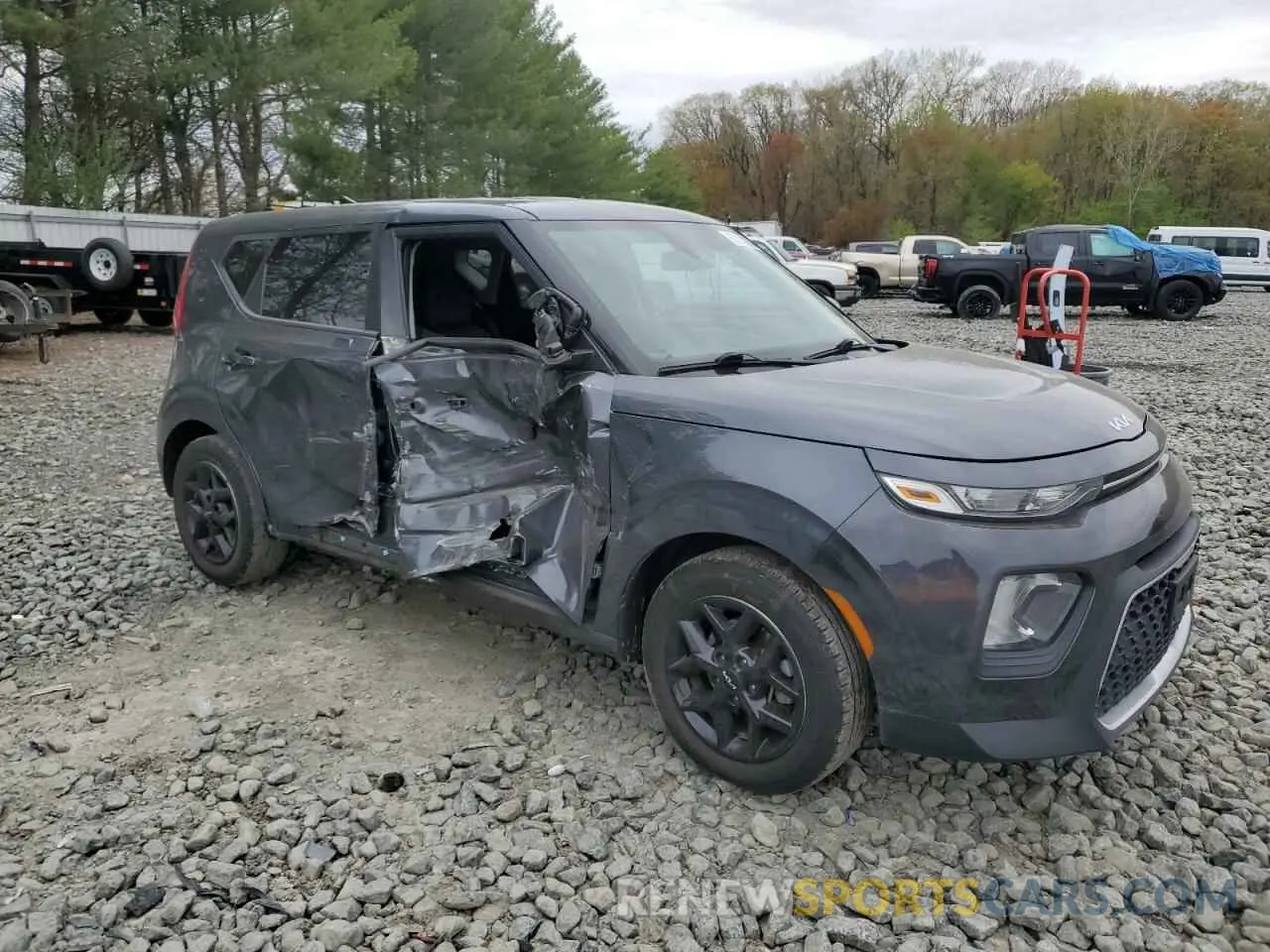 4 fotografías del automóvil dañado KNDJ23AU9N7822084 KIA SOUL 2022