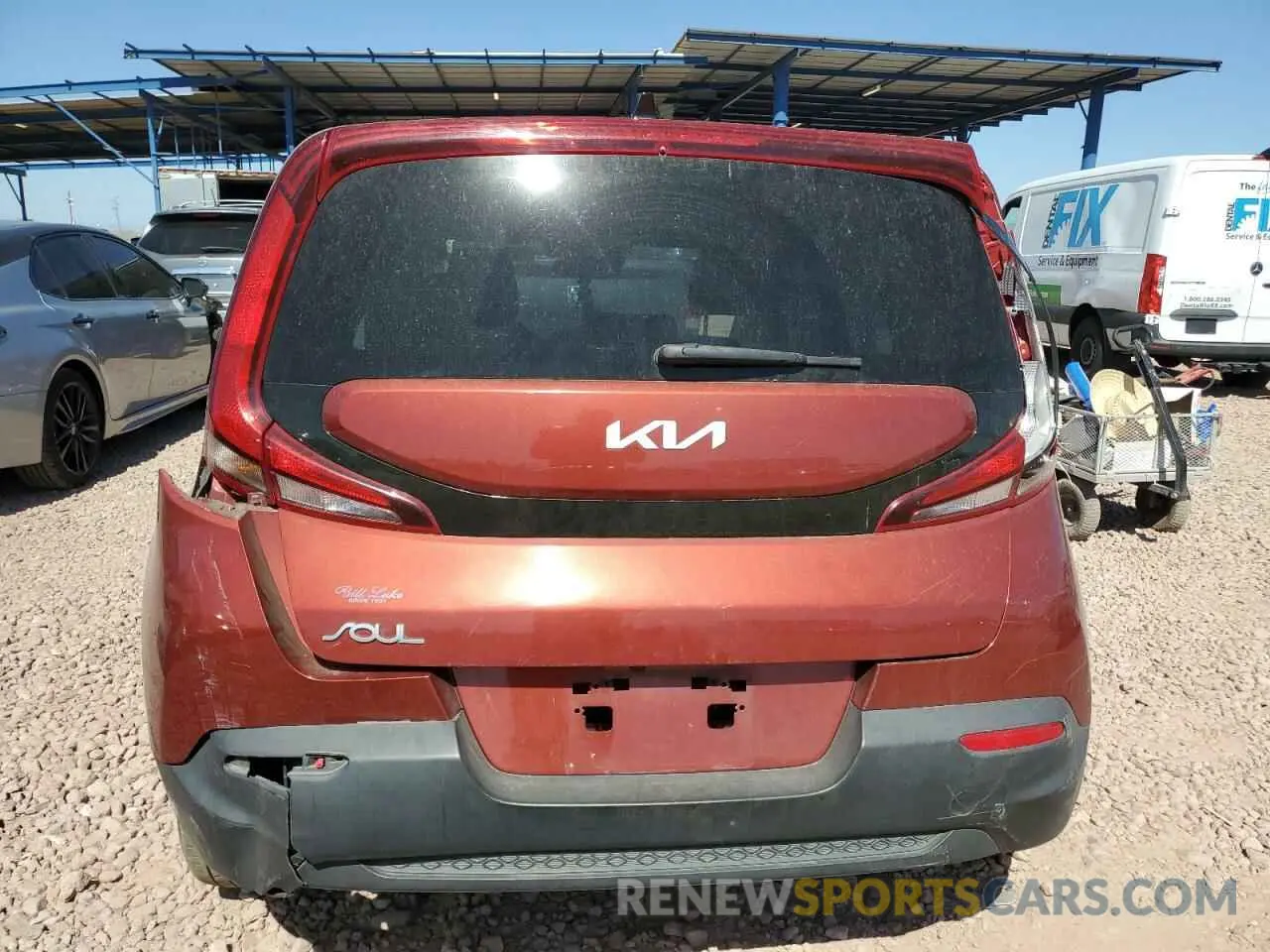 6 fotografías del automóvil dañado KNDJ23AU9N7827821 KIA SOUL 2022