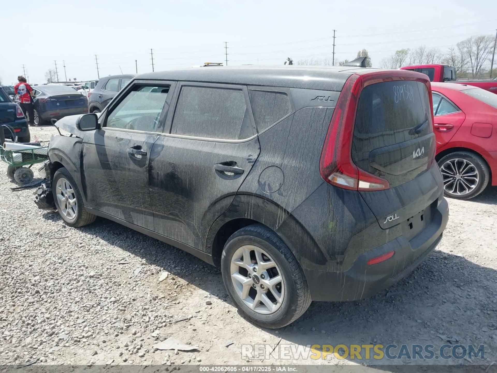 3 fotografías del automóvil dañado KNDJ23AUXN7804564 KIA SOUL 2022