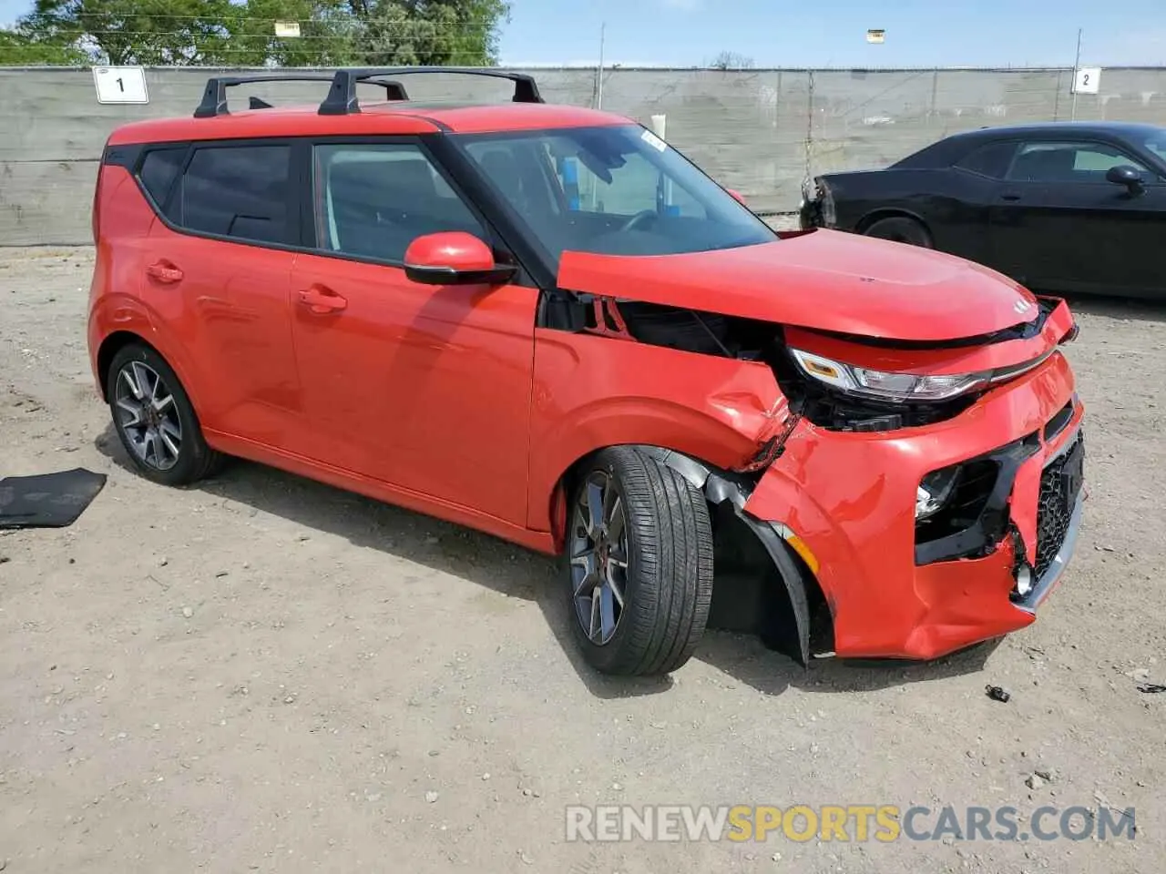 4 fotografías del automóvil dañado KNDJ63AU9N7181443 KIA SOUL 2022