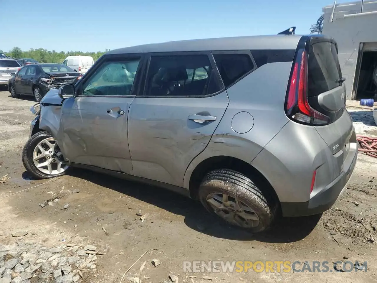 2 fotografías del automóvil dañado KNDJ23AU0P7873282 KIA SOUL 2023