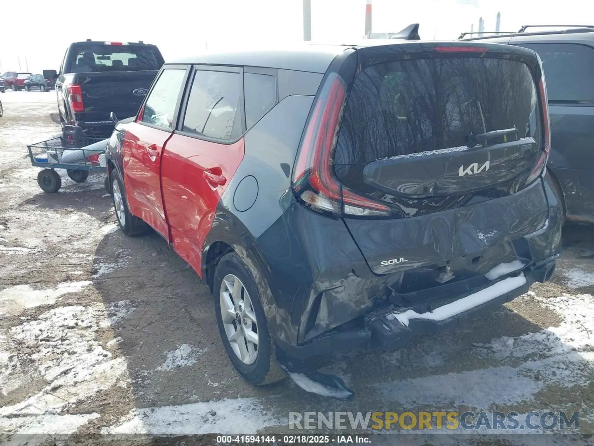 3 fotografías del automóvil dañado KNDJ23AU0P7883309 KIA SOUL 2023