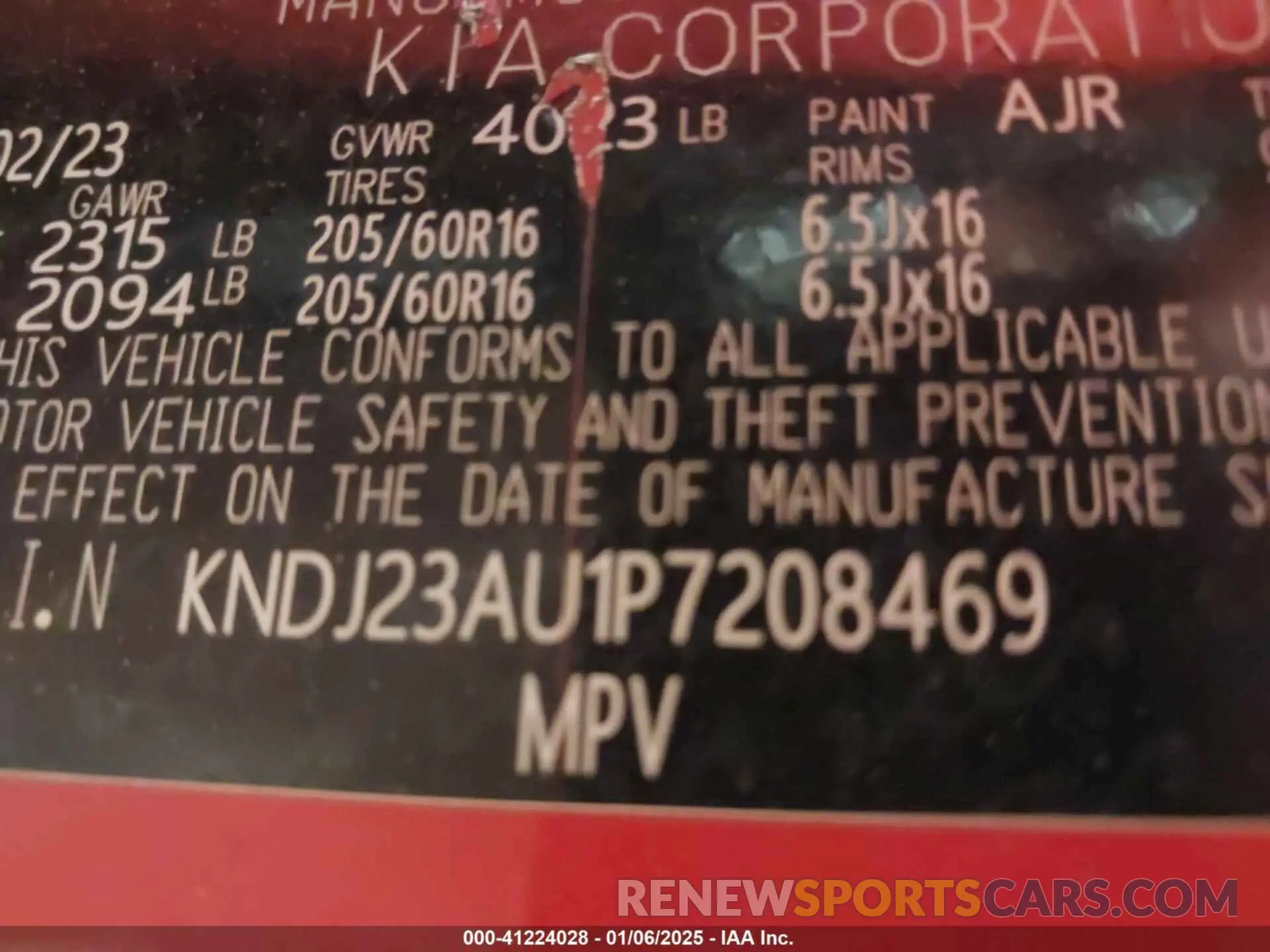9 fotografías del automóvil dañado KNDJ23AU1P7208469 KIA SOUL 2023
