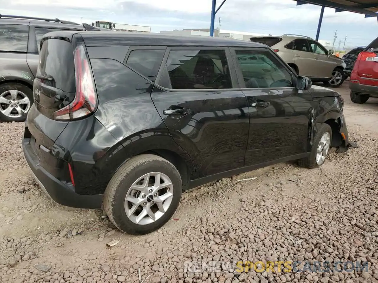 3 fotografías del automóvil dañado KNDJ23AU2P7868424 KIA SOUL 2023