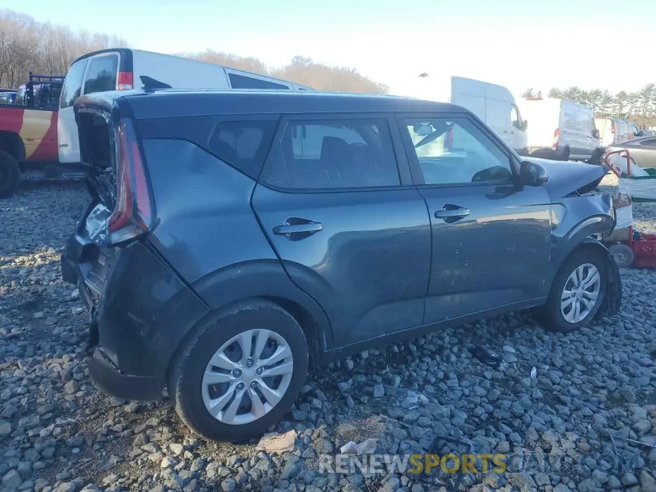 3 fotografías del automóvil dañado KNDJ23AU4P7203508 KIA SOUL 2023