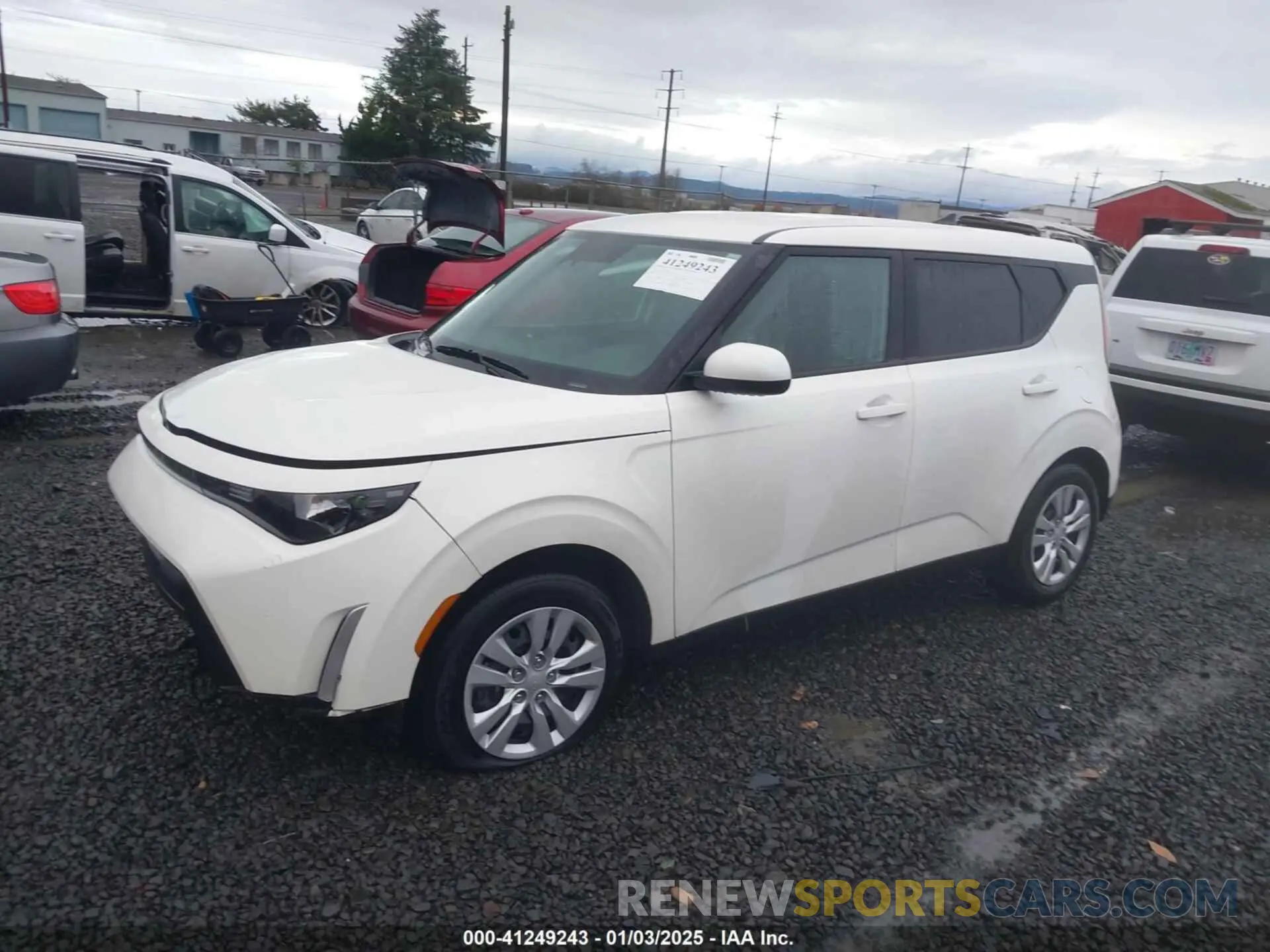 2 fotografías del automóvil dañado KNDJ23AU4P7214993 KIA SOUL 2023