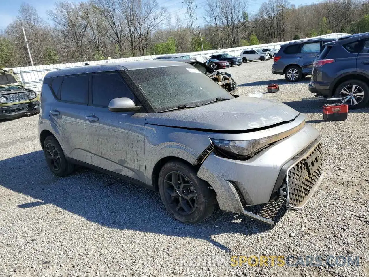 4 fotografías del automóvil dañado KNDJ23AU4P7884155 KIA SOUL 2023