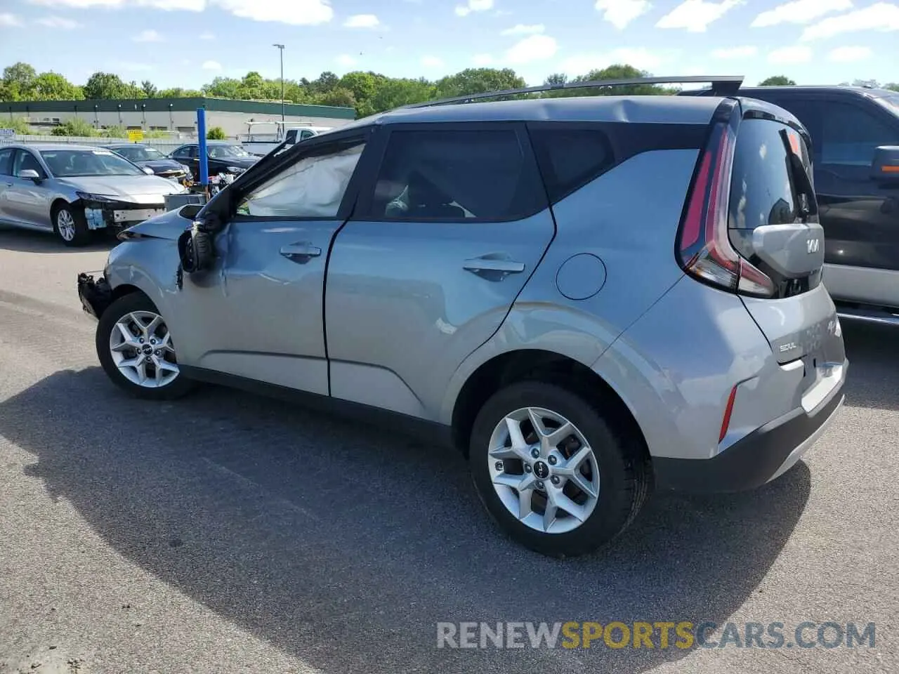 2 fotografías del automóvil dañado KNDJ23AU5P7869633 KIA SOUL 2023