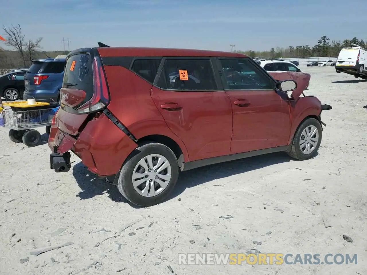 3 fotografías del automóvil dañado KNDJ23AU6P7860469 KIA SOUL 2023