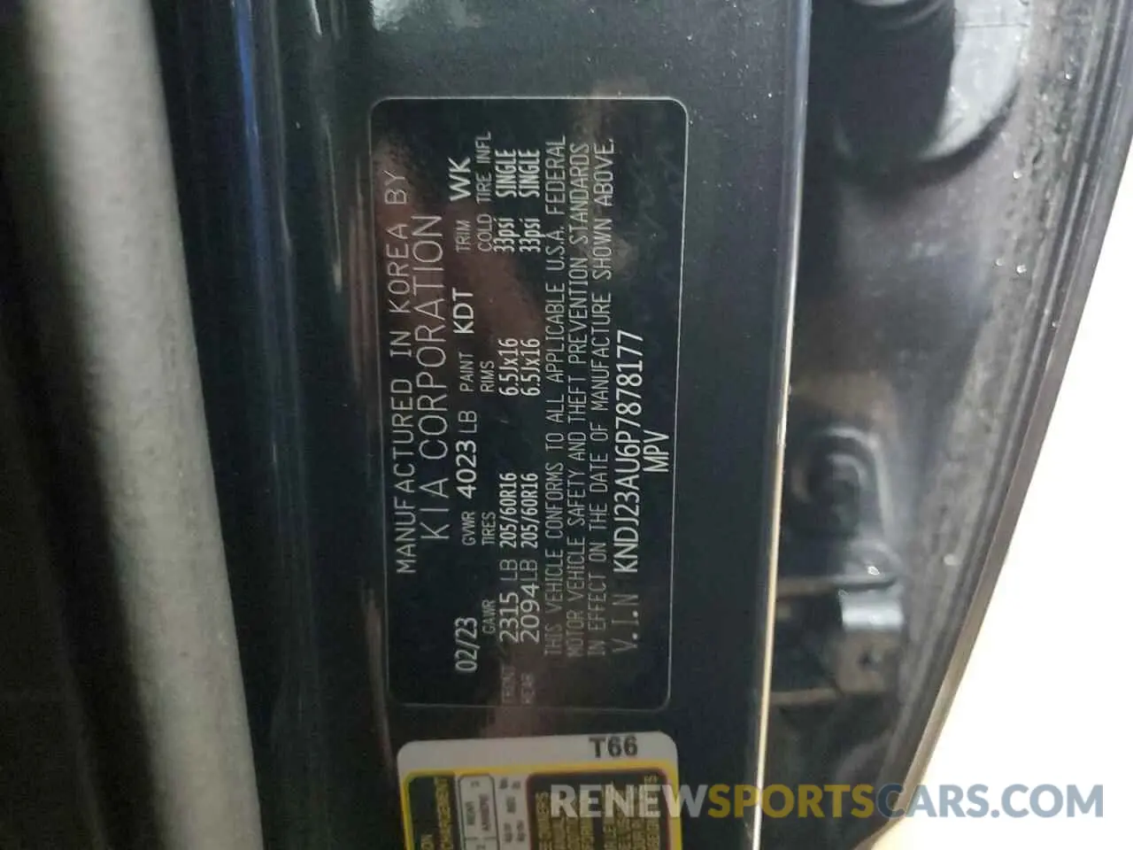 13 fotografías del automóvil dañado KNDJ23AU6P7878177 KIA SOUL 2023