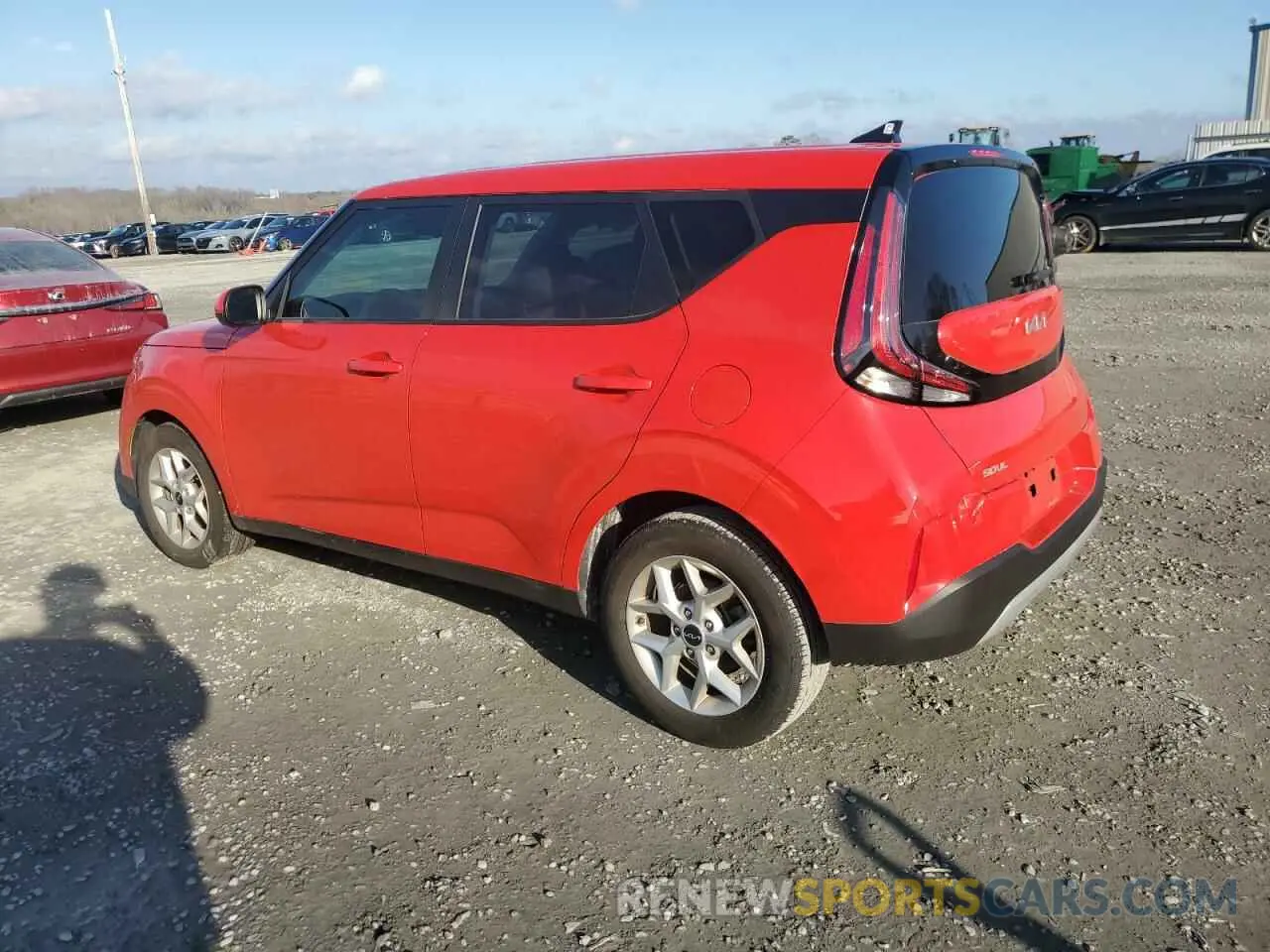 2 fotografías del automóvil dañado KNDJ23AU7P7202238 KIA SOUL 2023
