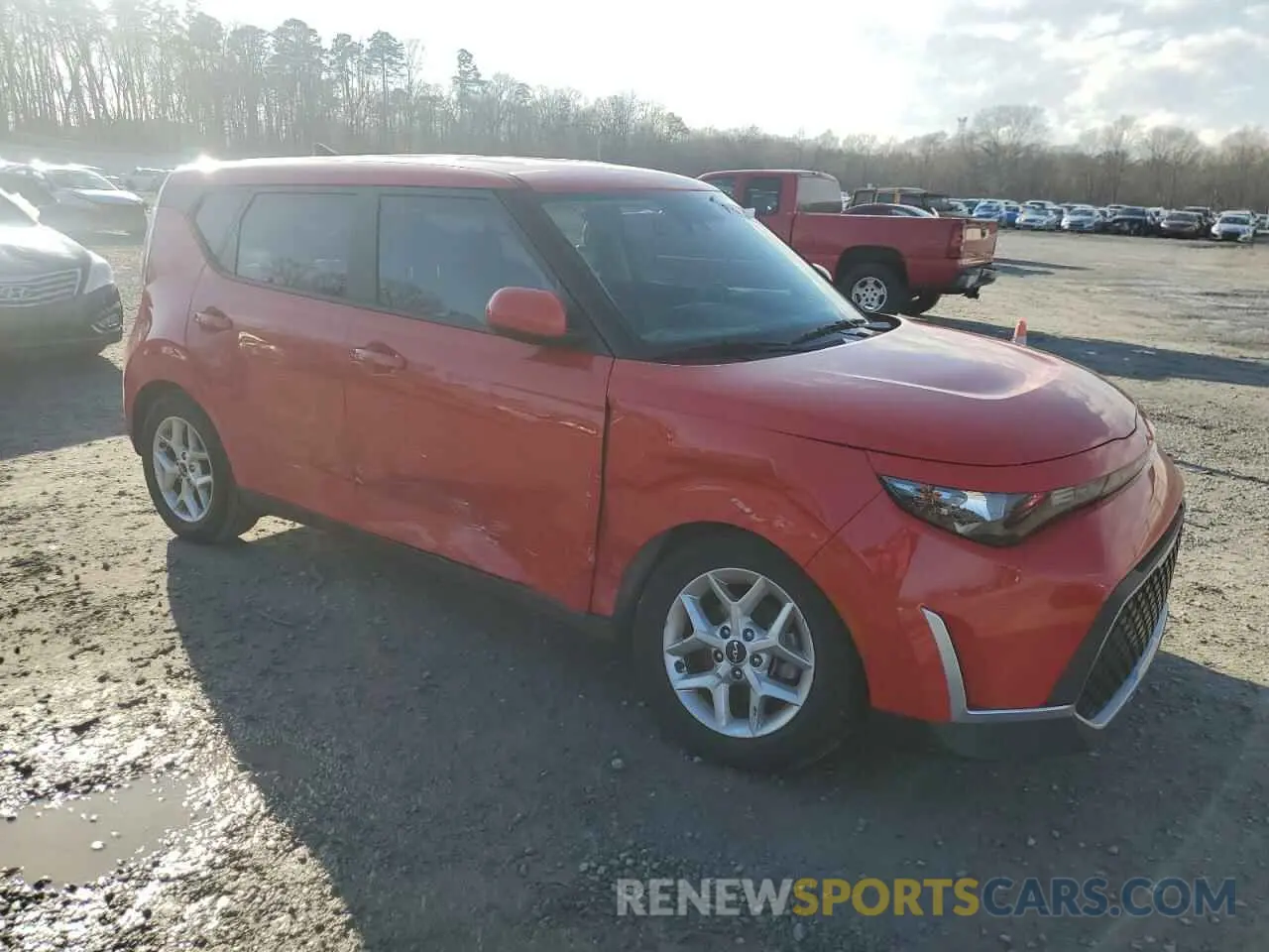 4 fotografías del automóvil dañado KNDJ23AU7P7202238 KIA SOUL 2023