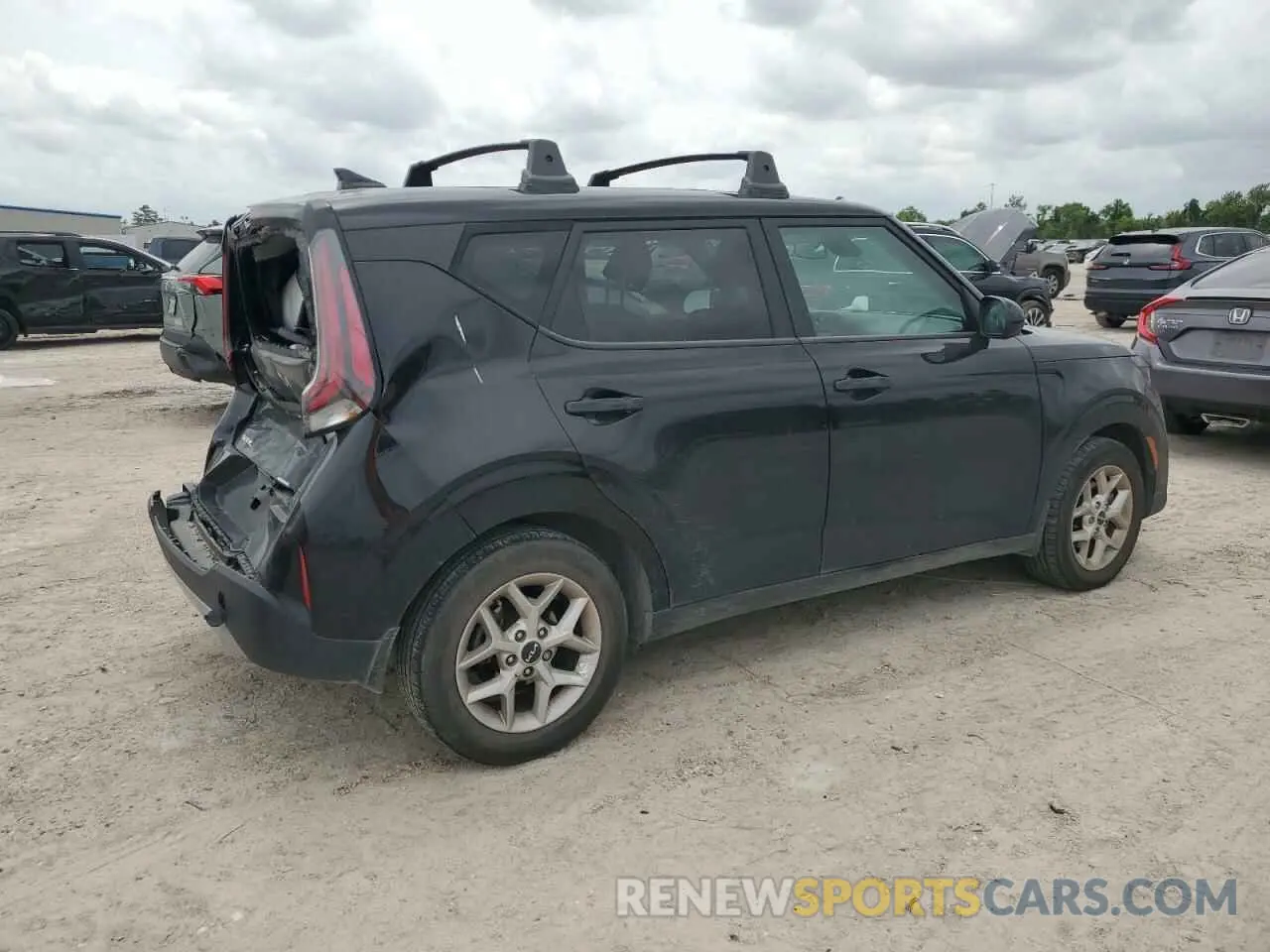 3 fotografías del automóvil dañado KNDJ23AU7P7858410 KIA SOUL 2023