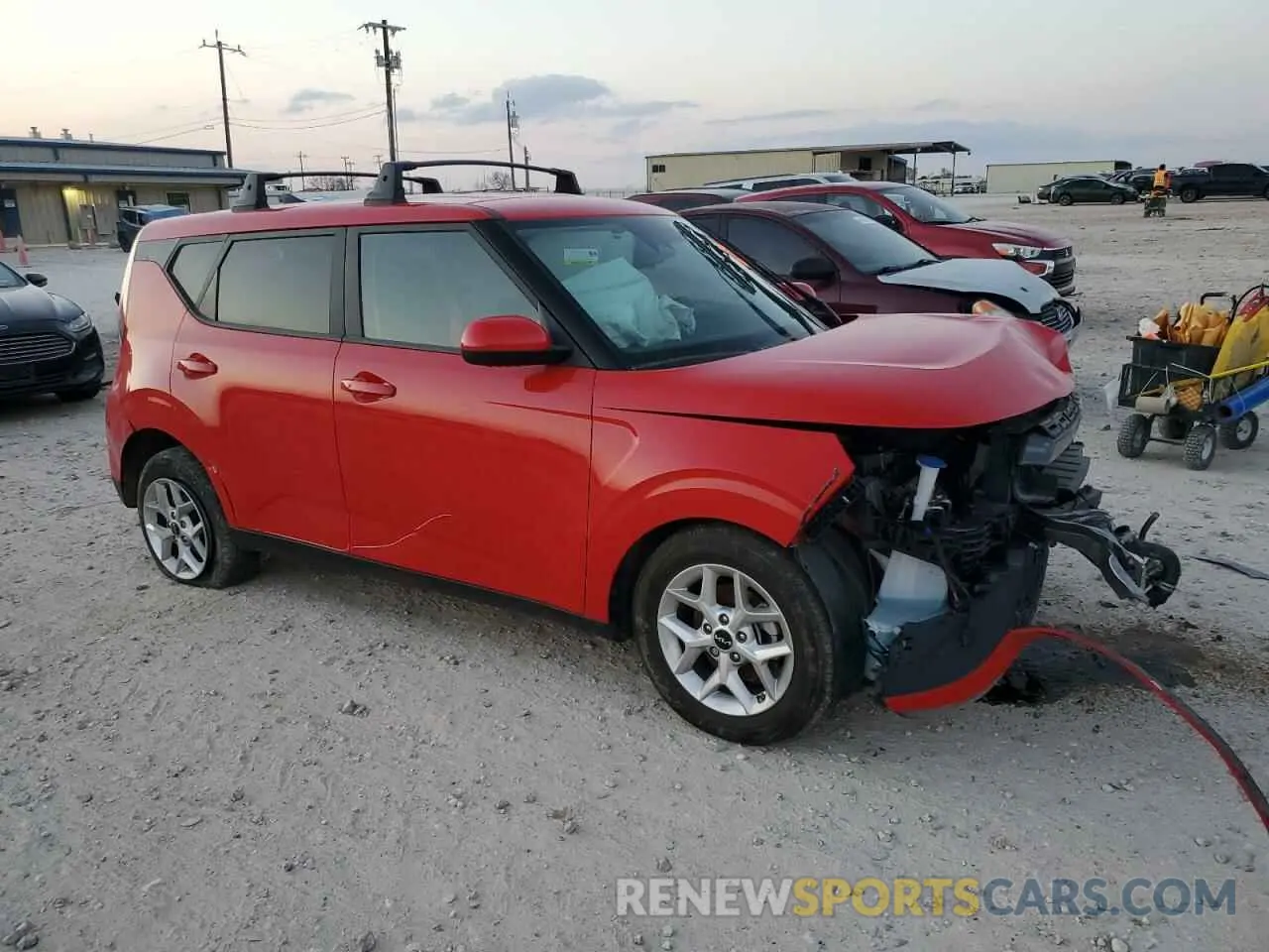 4 fotografías del automóvil dañado KNDJ23AU8P7202278 KIA SOUL 2023