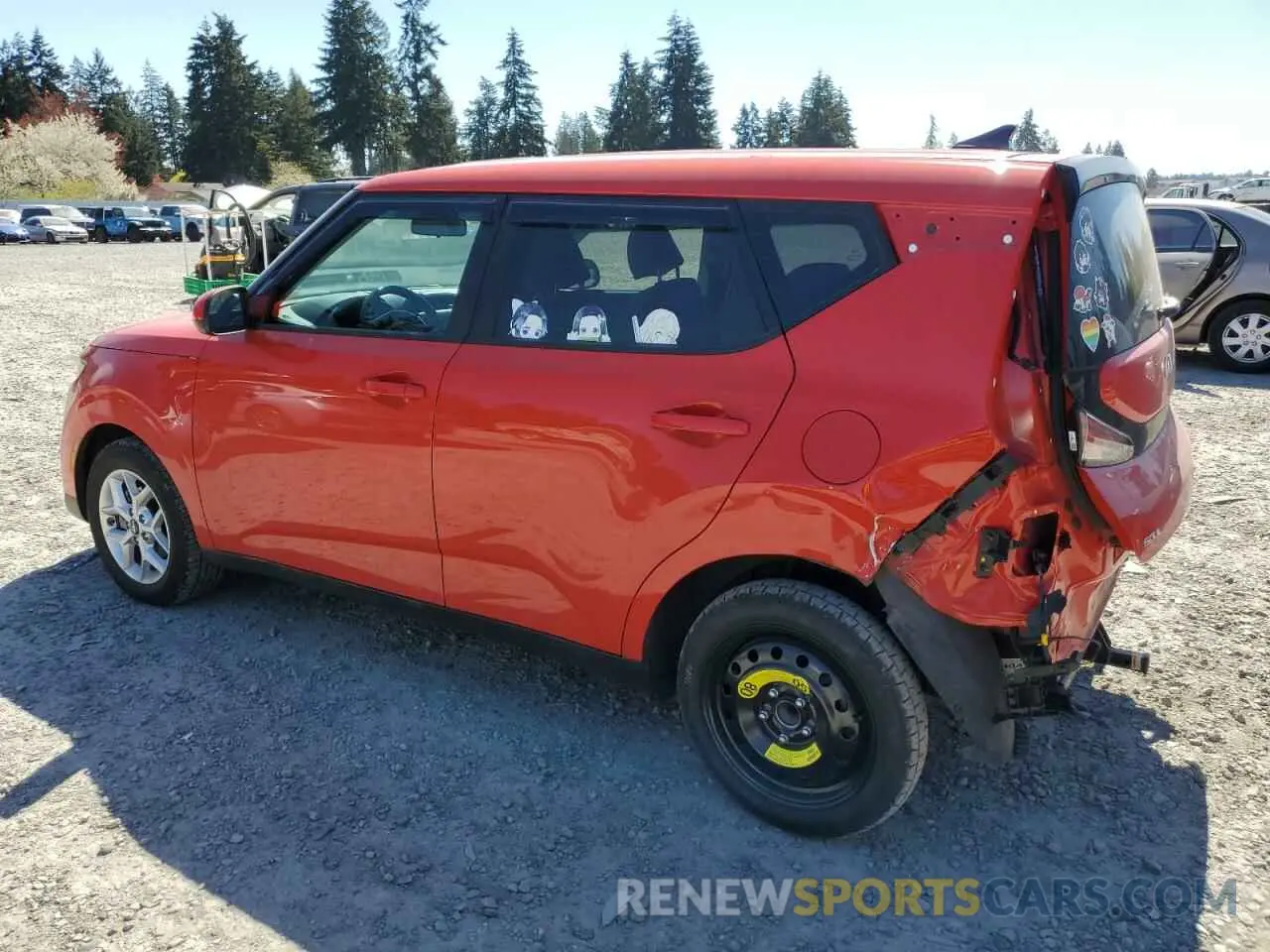 2 fotografías del automóvil dañado KNDJ23AU9P7191033 KIA SOUL 2023
