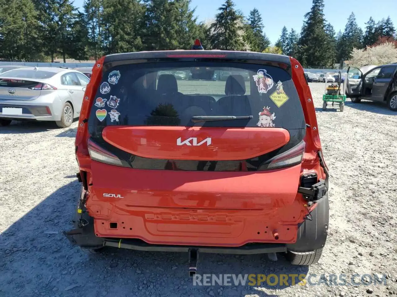6 fotografías del automóvil dañado KNDJ23AU9P7191033 KIA SOUL 2023