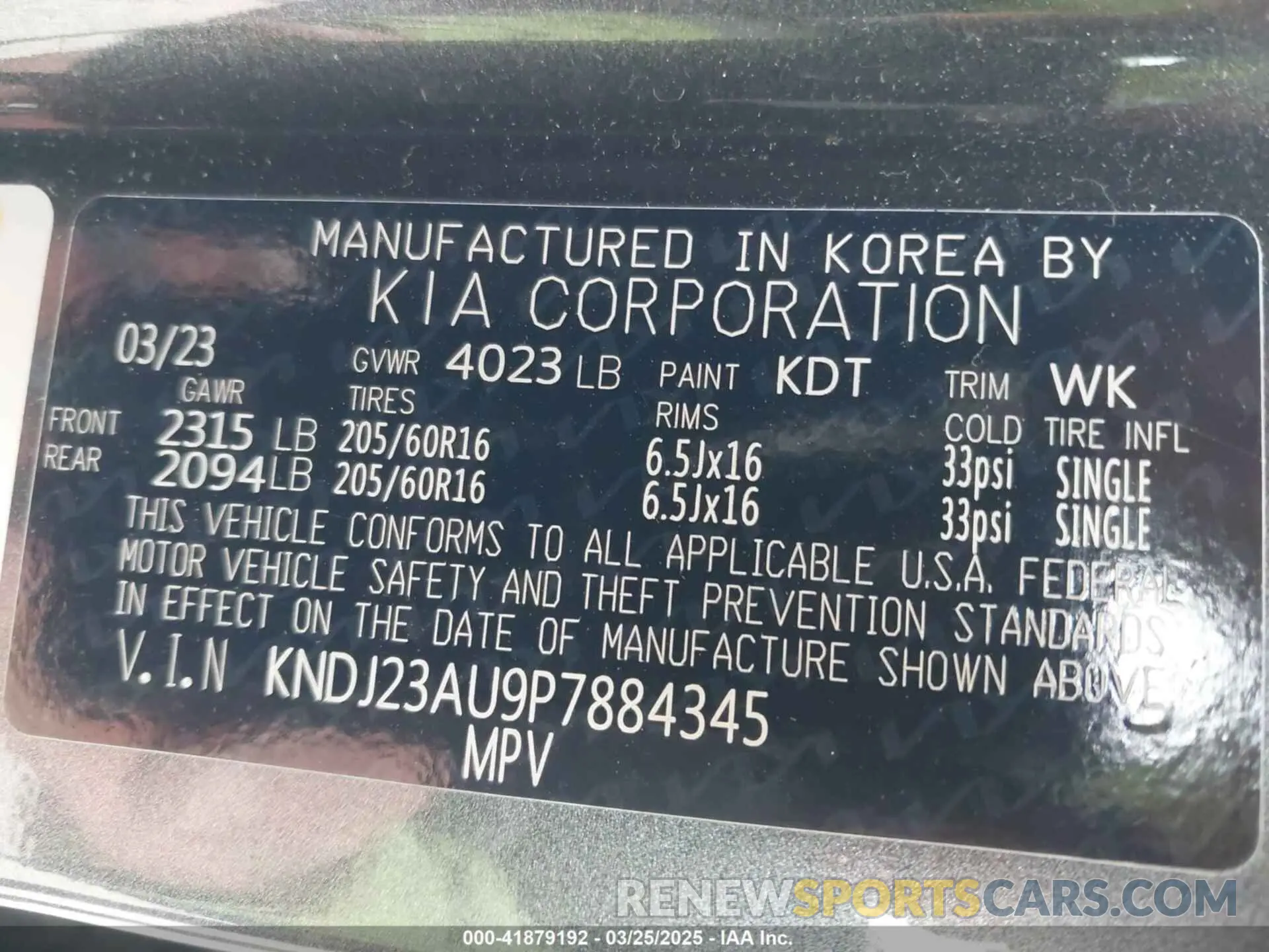 9 fotografías del automóvil dañado KNDJ23AU9P7884345 KIA SOUL 2023