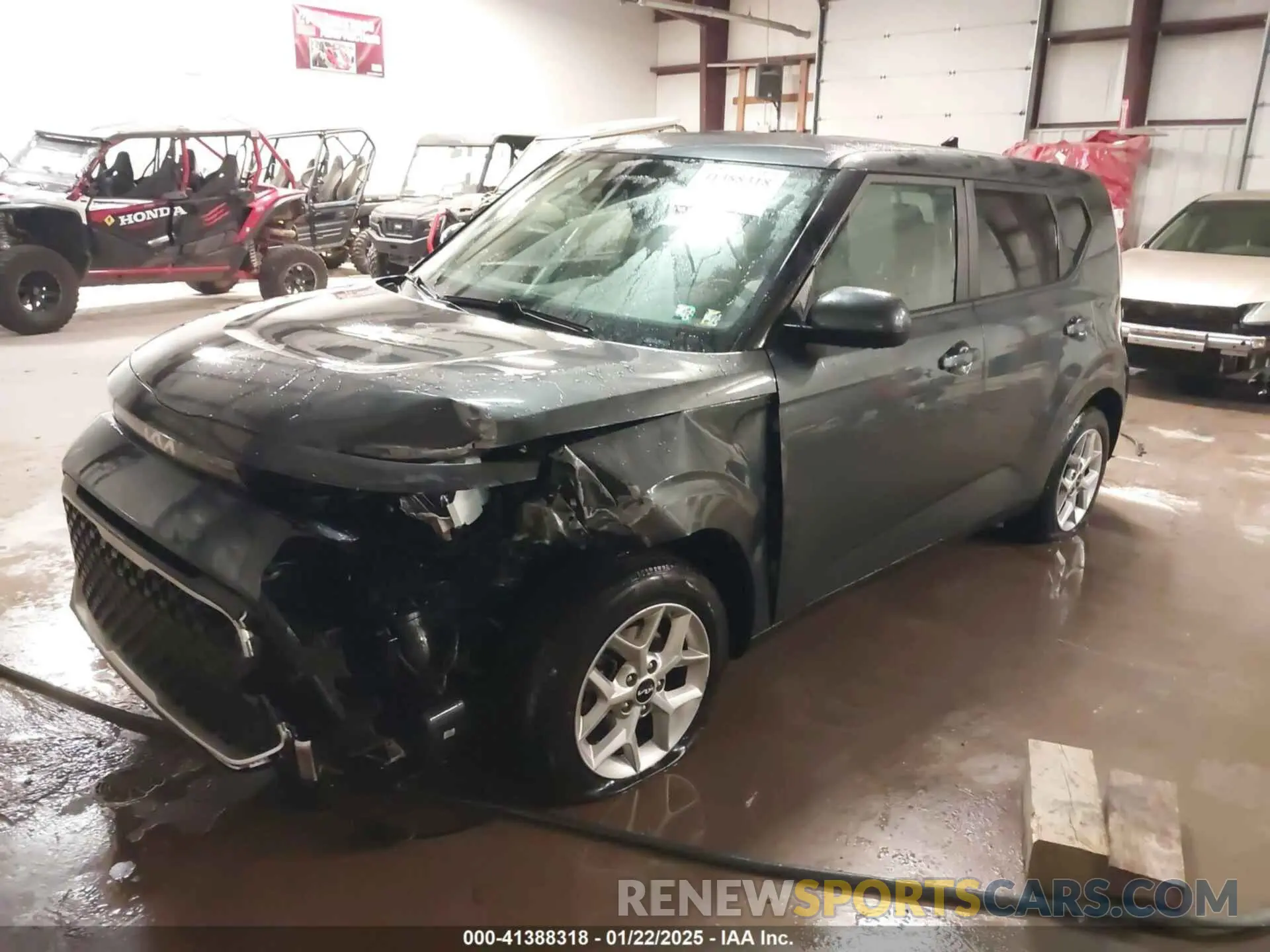 2 fotografías del automóvil dañado KNDJ23AUXP7884306 KIA SOUL 2023