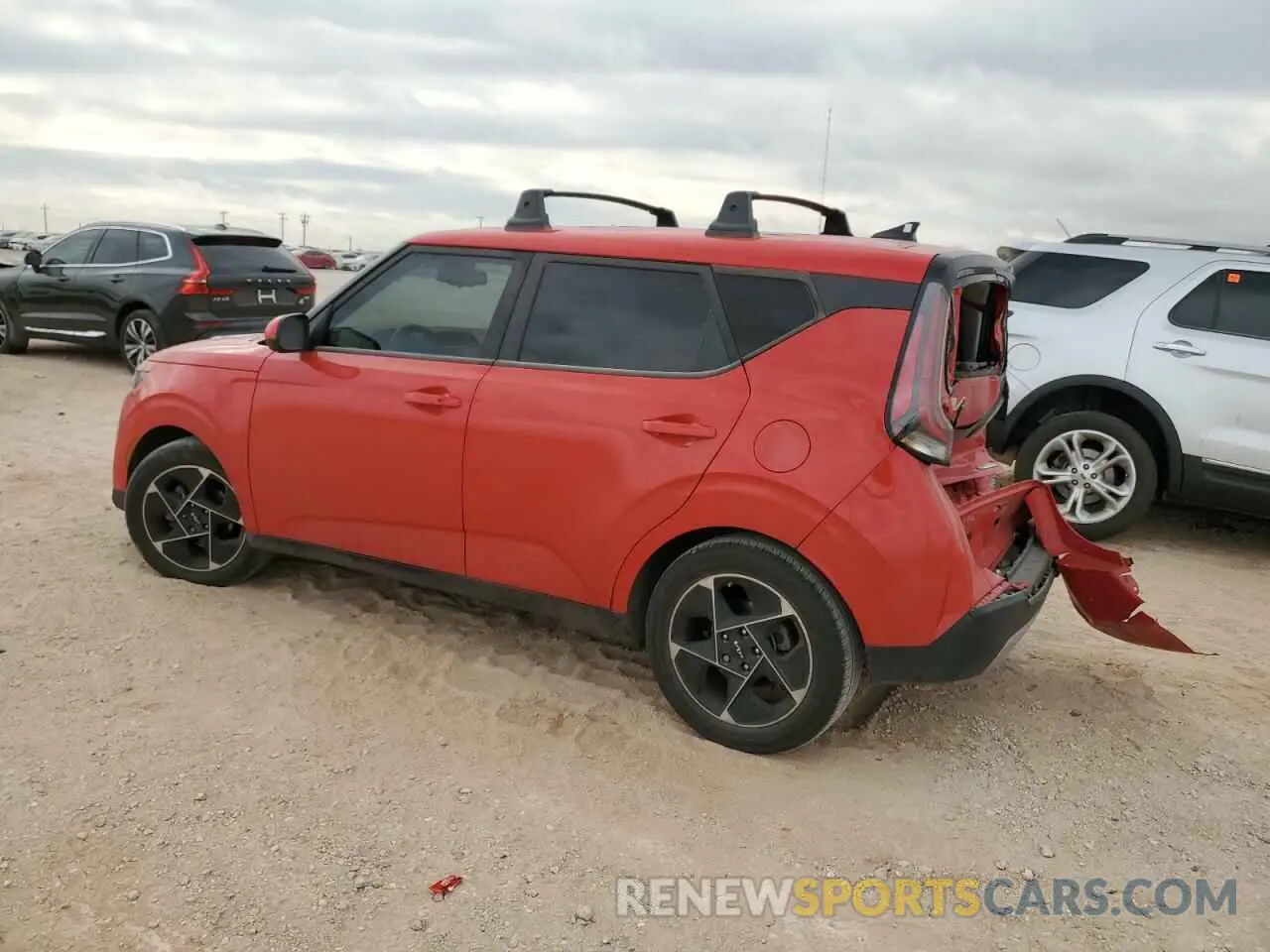 2 fotografías del automóvil dañado KNDJ33AU0P7216284 KIA SOUL 2023