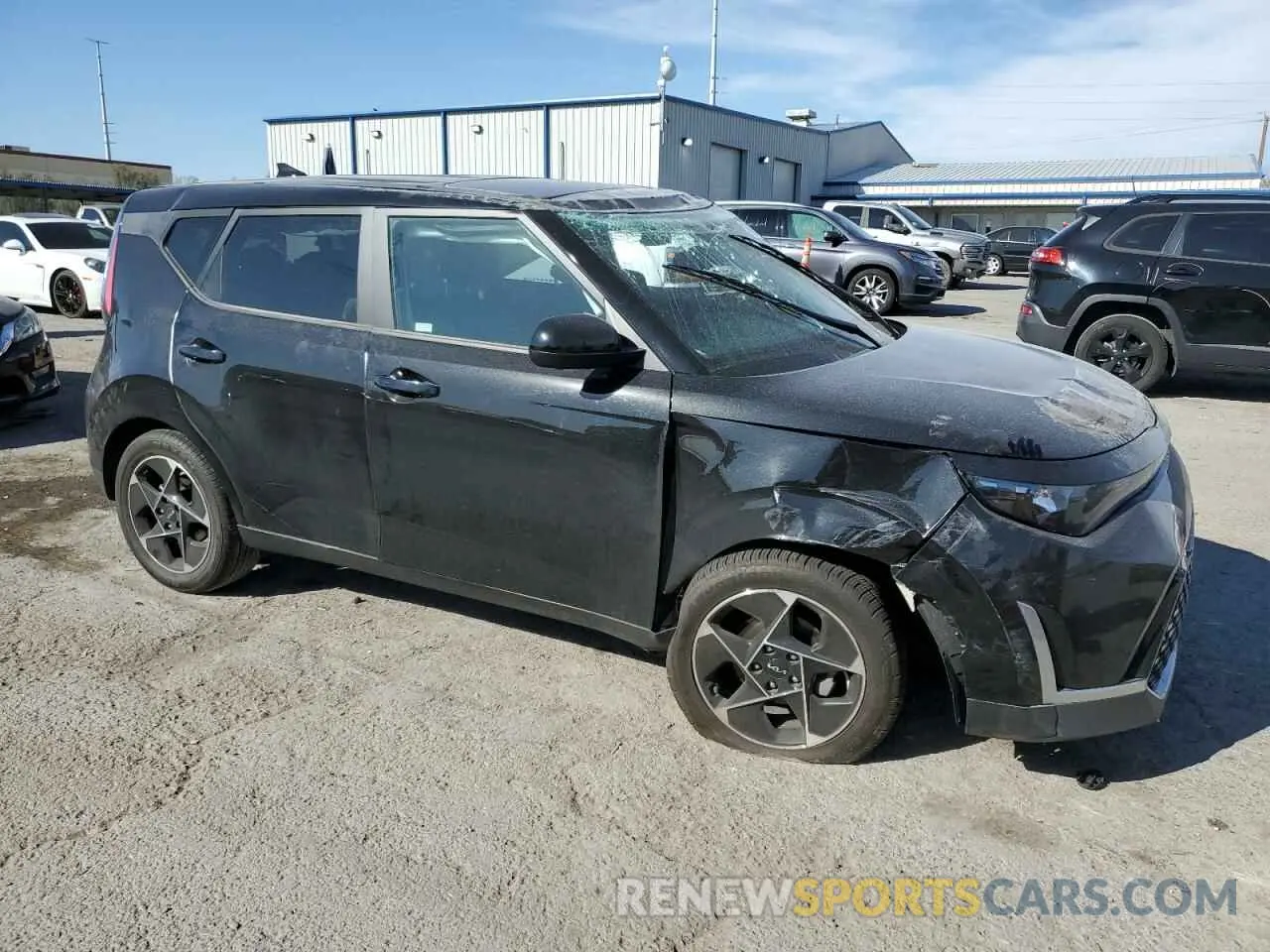 4 fotografías del automóvil dañado KNDJ33AU8P7856050 KIA SOUL 2023