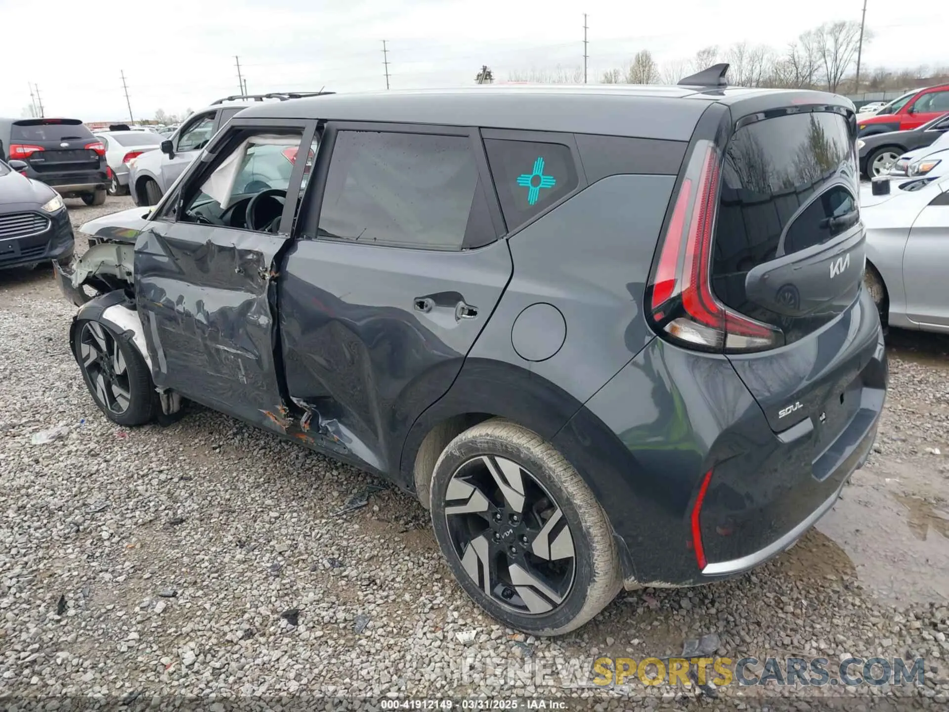3 fotografías del automóvil dañado KNDJ53AU1P7890583 KIA SOUL 2023
