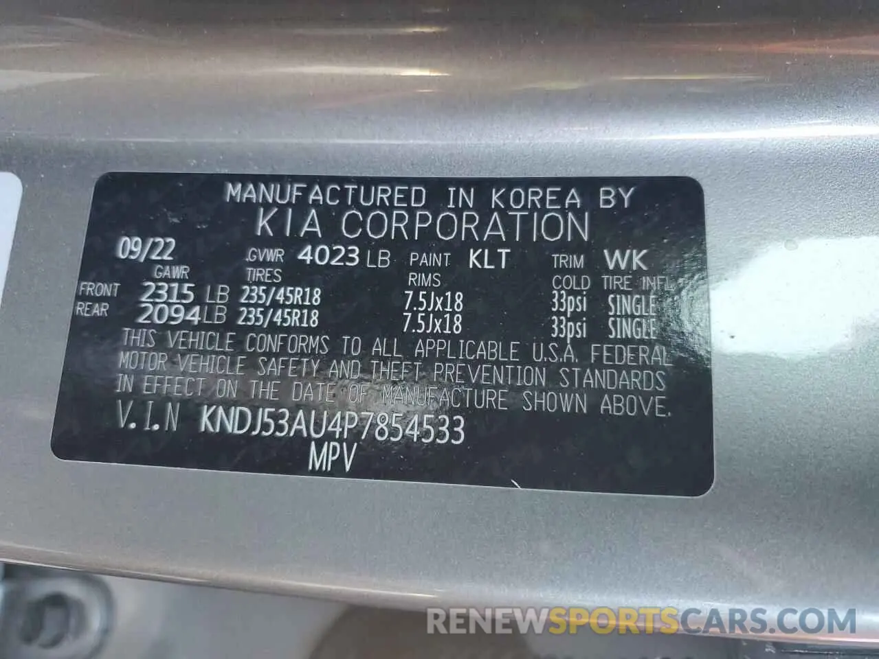 15 fotografías del automóvil dañado KNDJ53AU4P7854533 KIA SOUL 2023