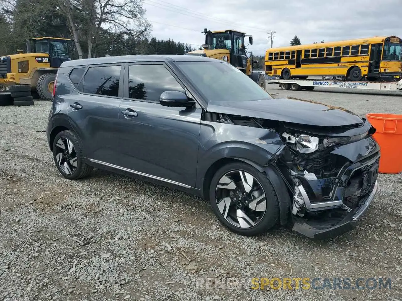 4 fotografías del automóvil dañado KNDJ53AU8P7882125 KIA SOUL 2023