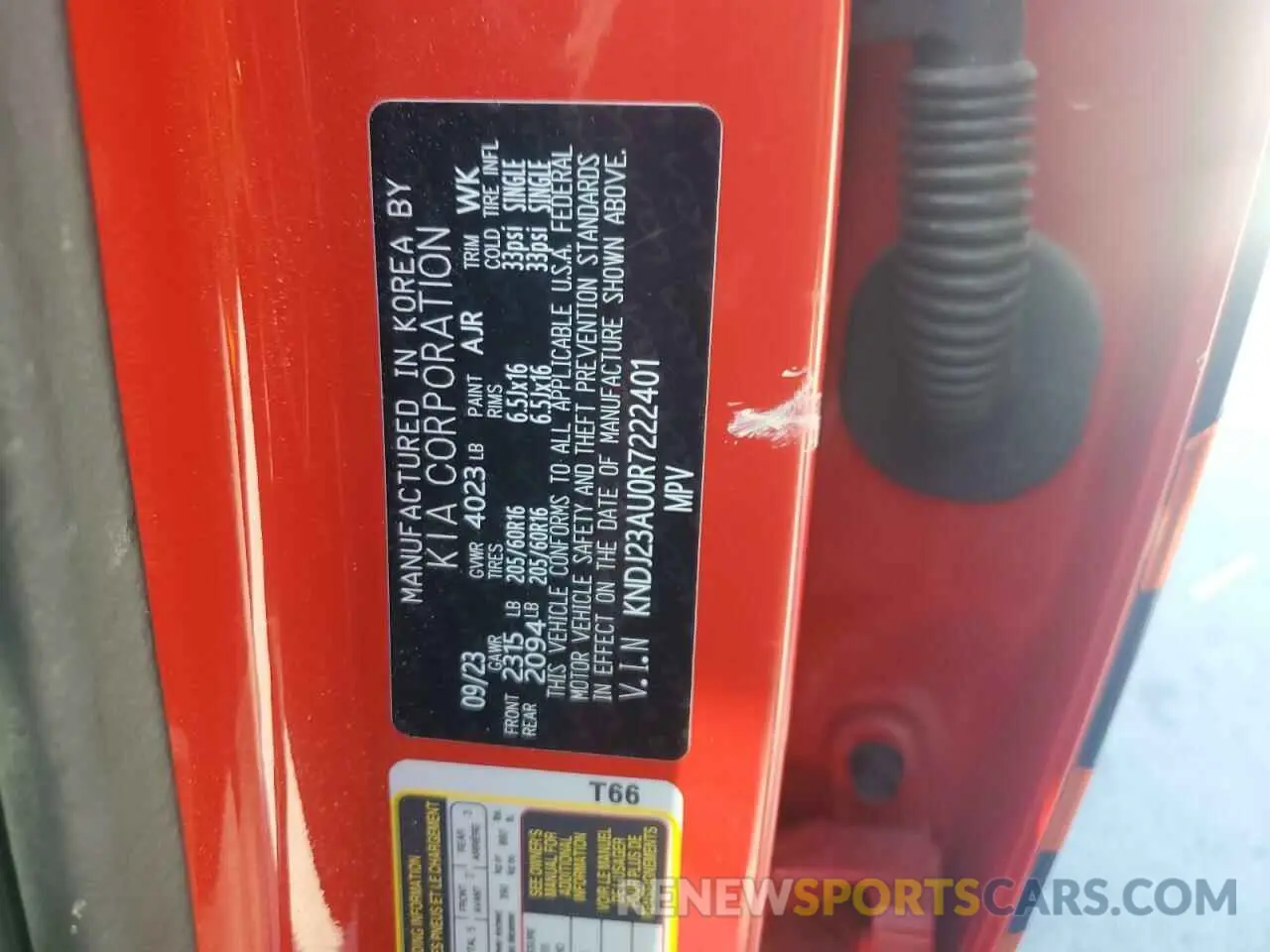 12 fotografías del automóvil dañado KNDJ23AU0R7222401 KIA SOUL 2024