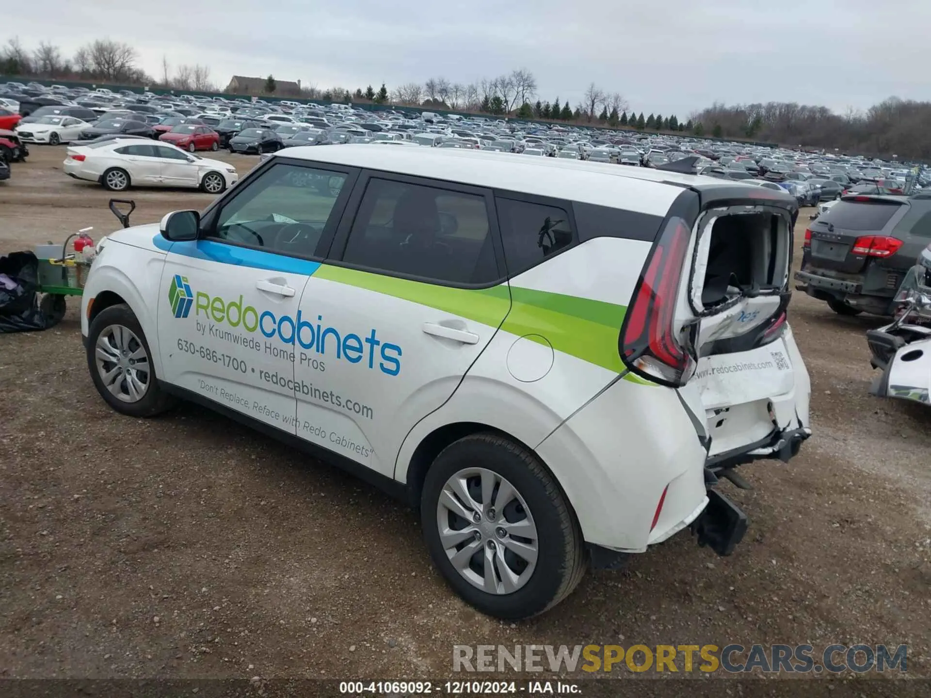 3 fotografías del automóvil dañado KNDJ23AU2R7228796 KIA SOUL 2024