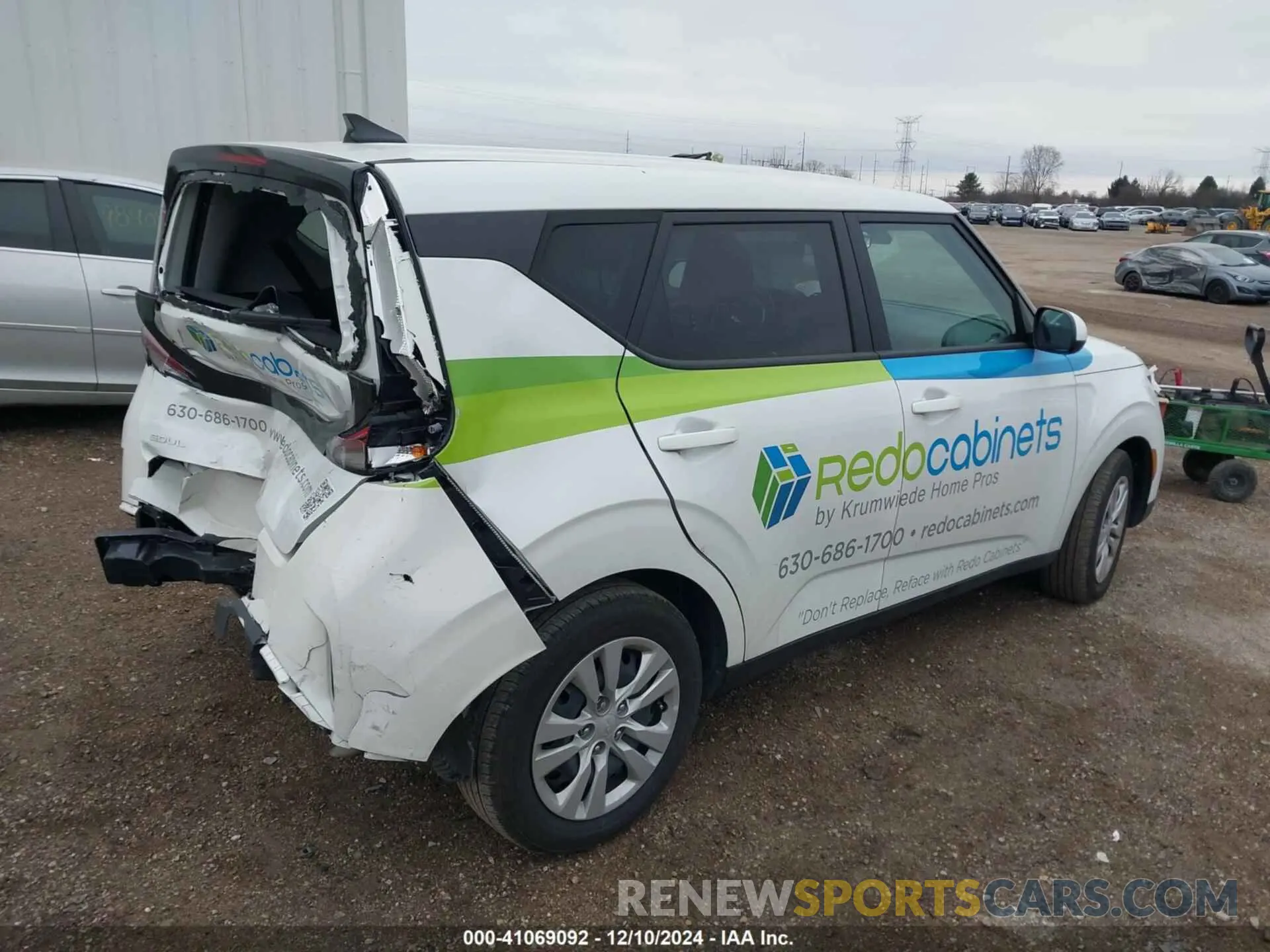 4 fotografías del automóvil dañado KNDJ23AU2R7228796 KIA SOUL 2024