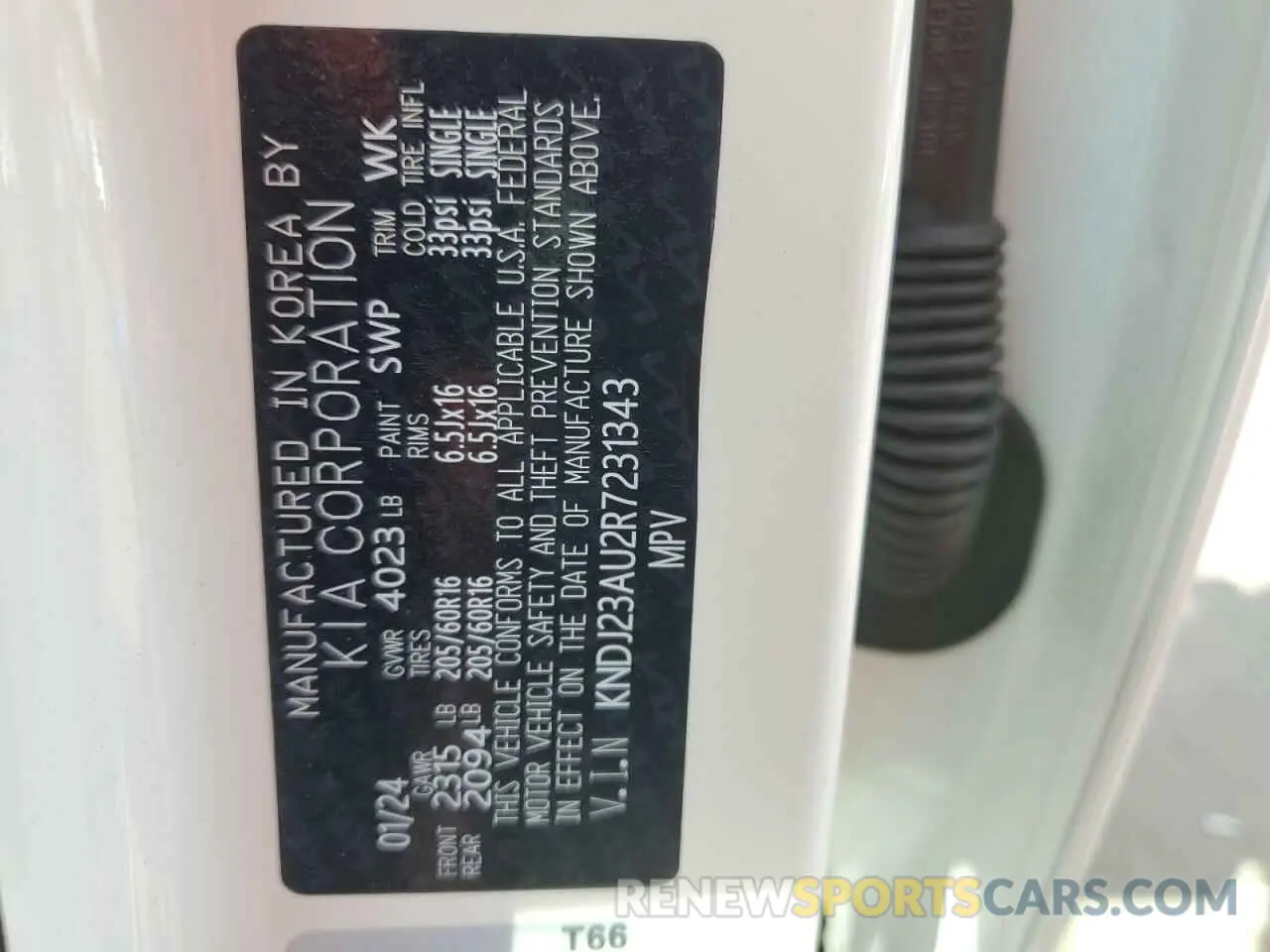 14 fotografías del automóvil dañado KNDJ23AU2R7231343 KIA SOUL 2024
