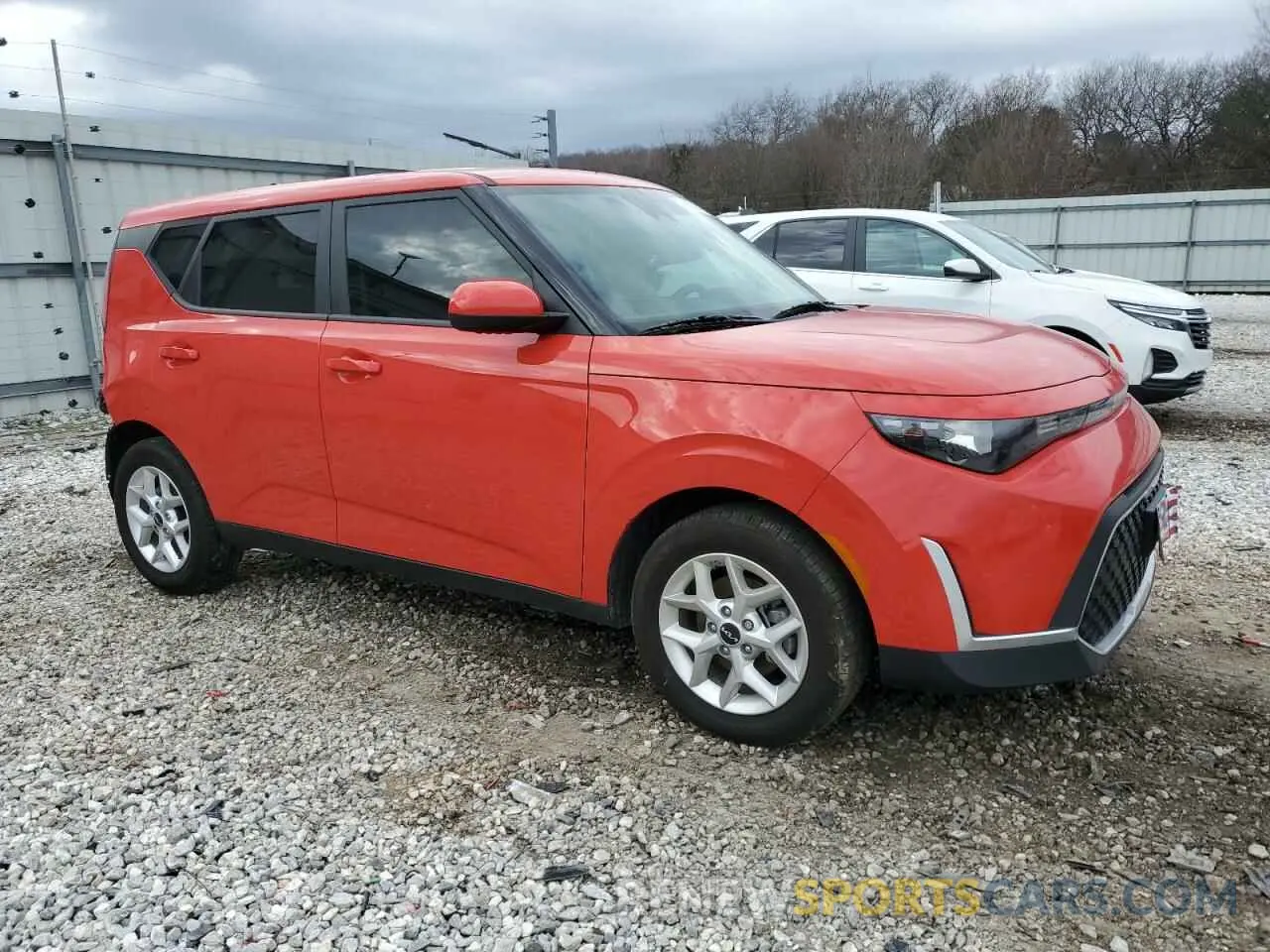 4 fotografías del automóvil dañado KNDJ23AU3R7230461 KIA SOUL 2024