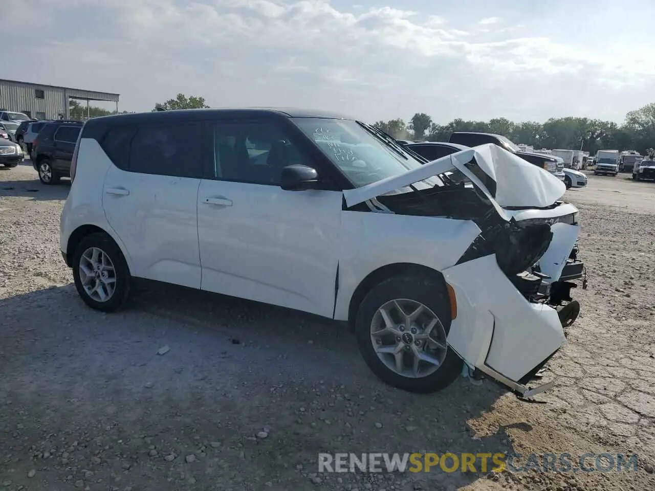 4 fotografías del automóvil dañado KNDJ23AU3R7231772 KIA SOUL 2024