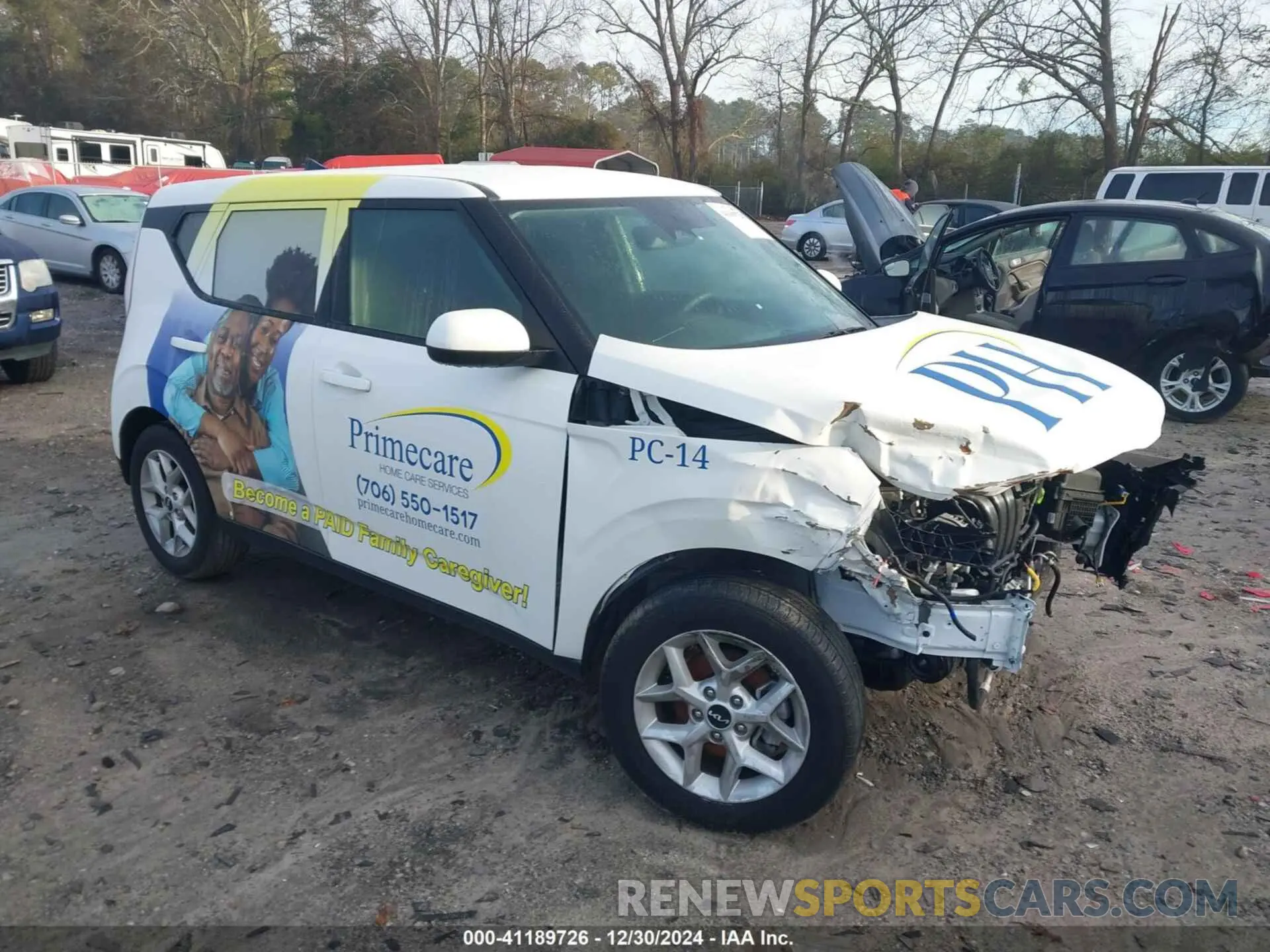 1 fotografías del automóvil dañado KNDJ23AU3R7901045 KIA SOUL 2024