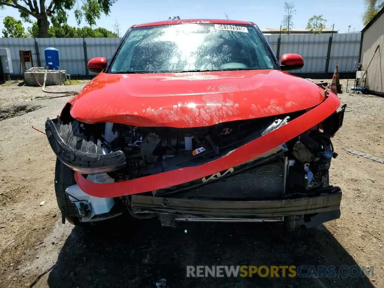 5 fotografías del automóvil dañado KNDJ23AU4R7224619 KIA SOUL 2024