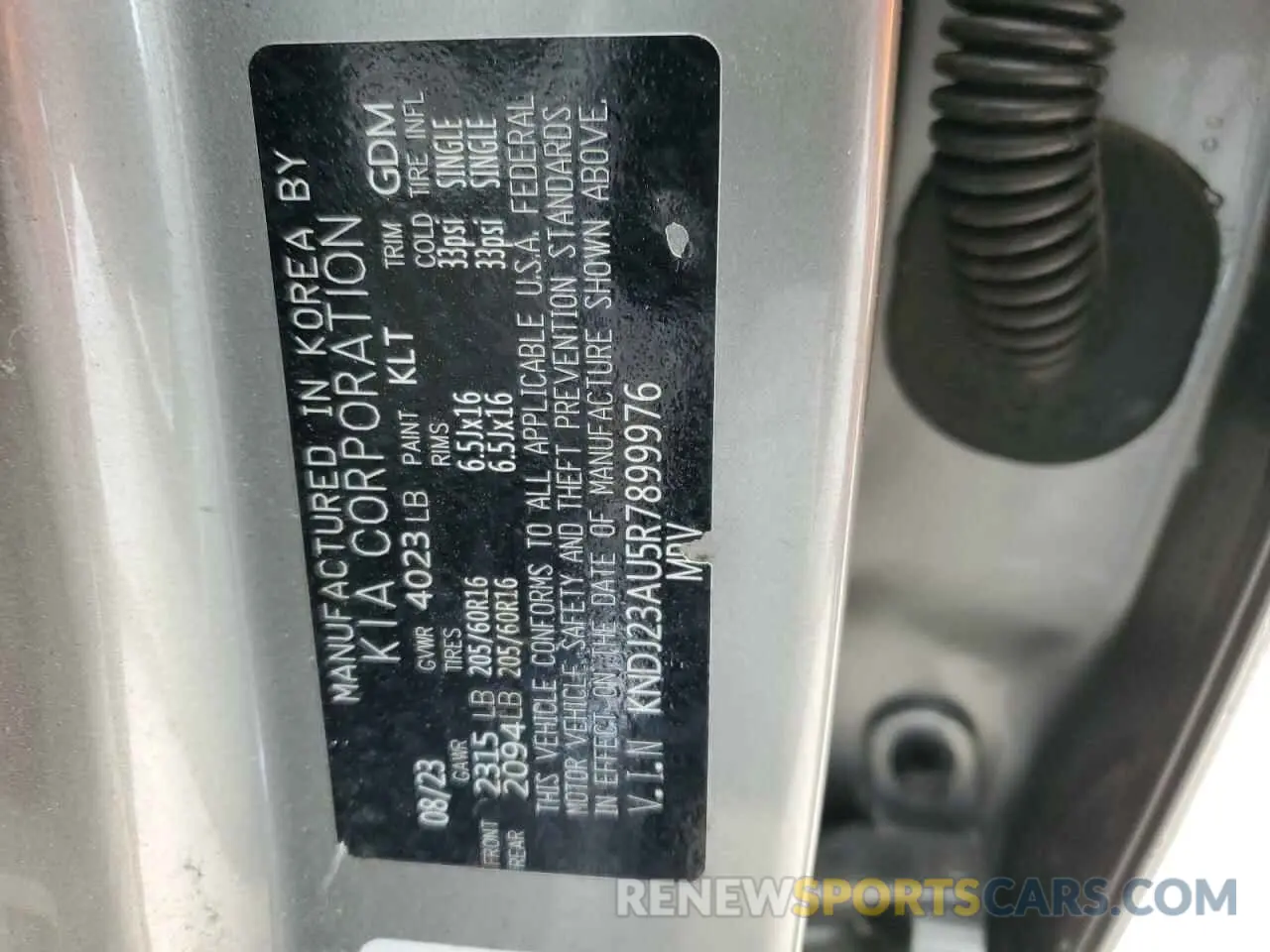 12 fotografías del automóvil dañado KNDJ23AU5R7899976 KIA SOUL 2024