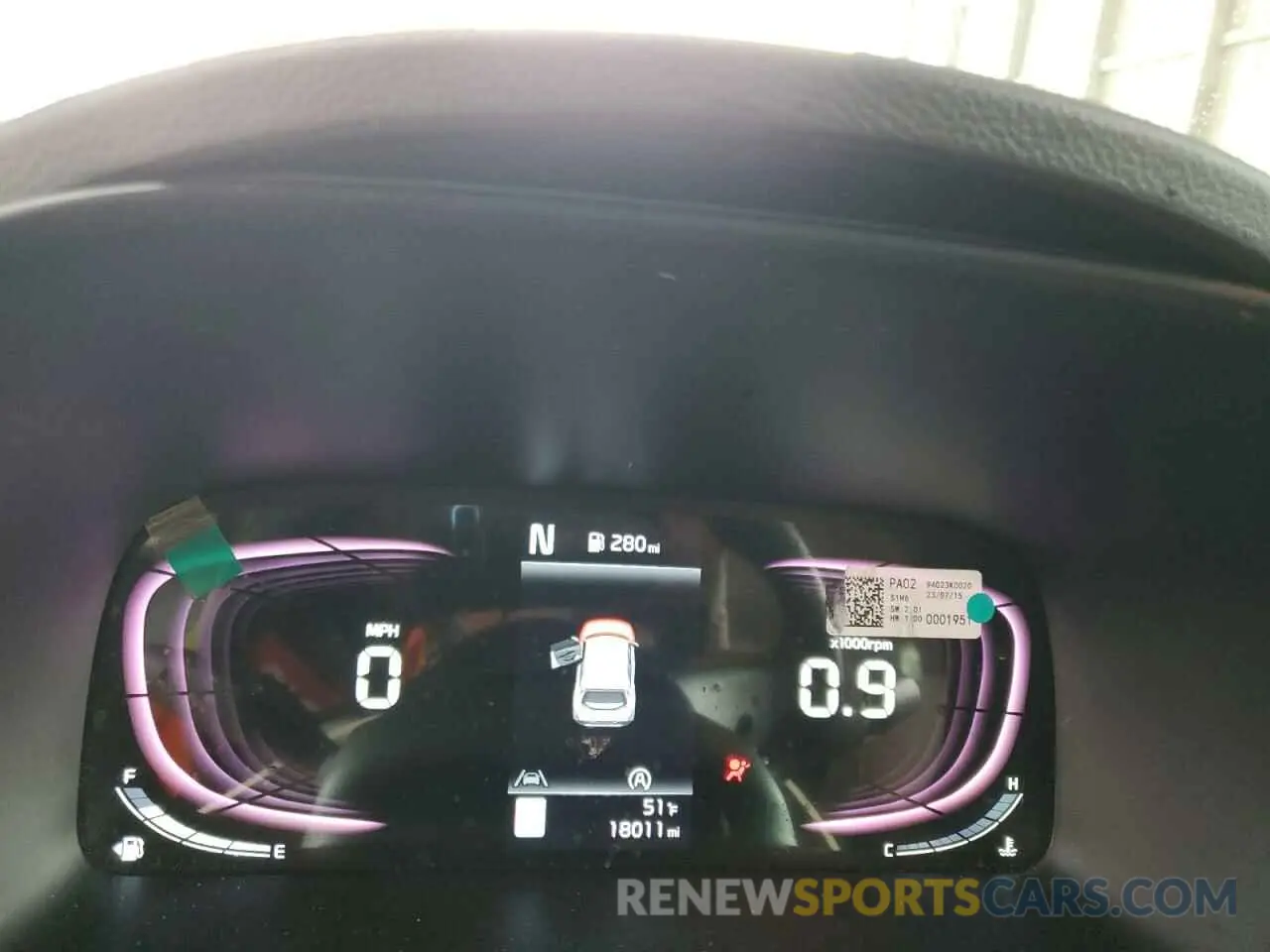 9 fotografías del automóvil dañado KNDJ23AU5R7899976 KIA SOUL 2024