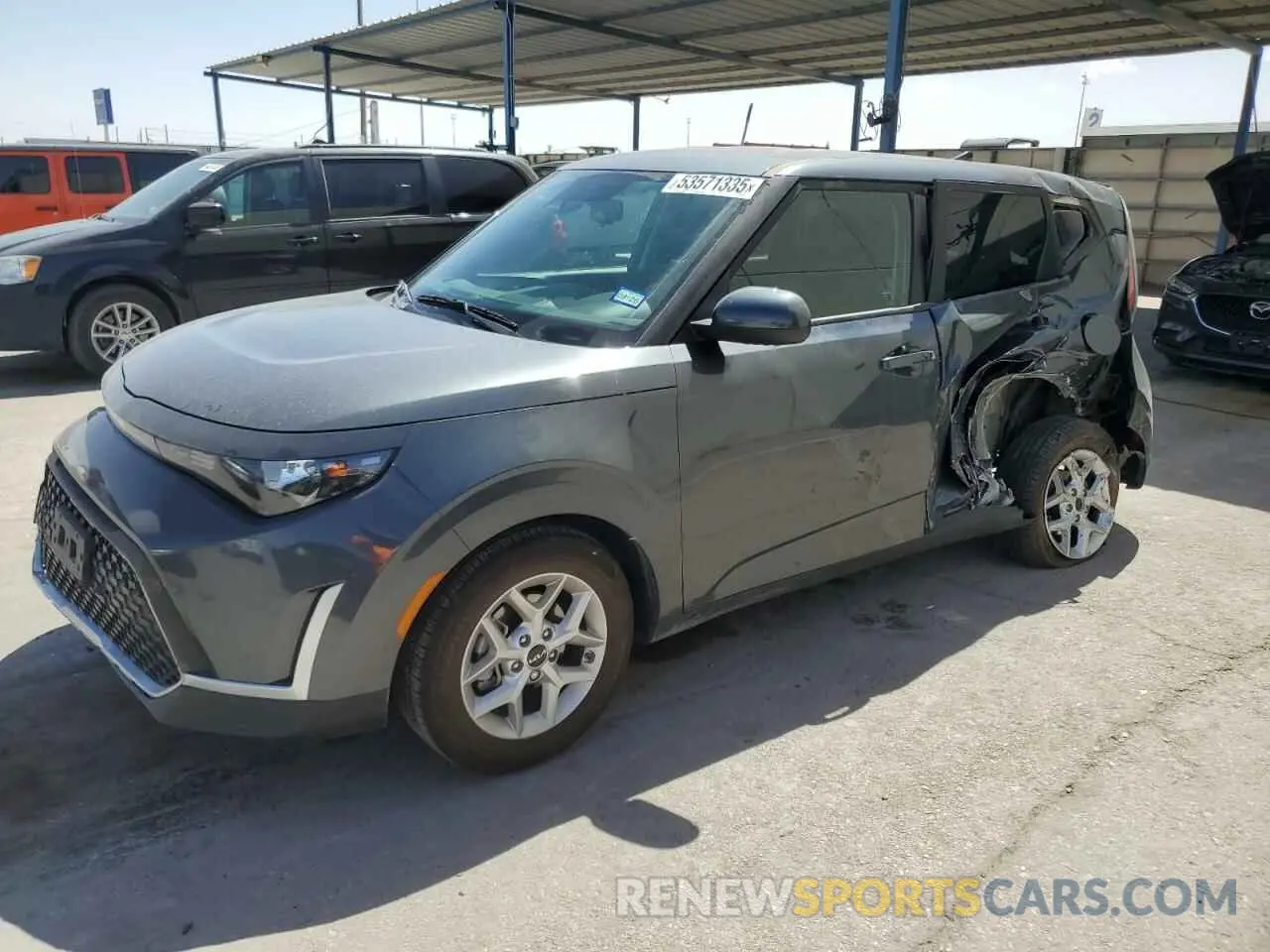 1 fotografías del automóvil dañado KNDJ23AU9R7921574 KIA SOUL 2024