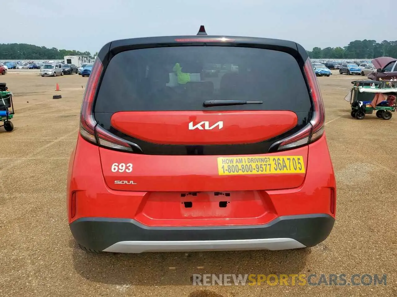 6 fotografías del automóvil dañado KNDJ23AUXR7225287 KIA SOUL 2024