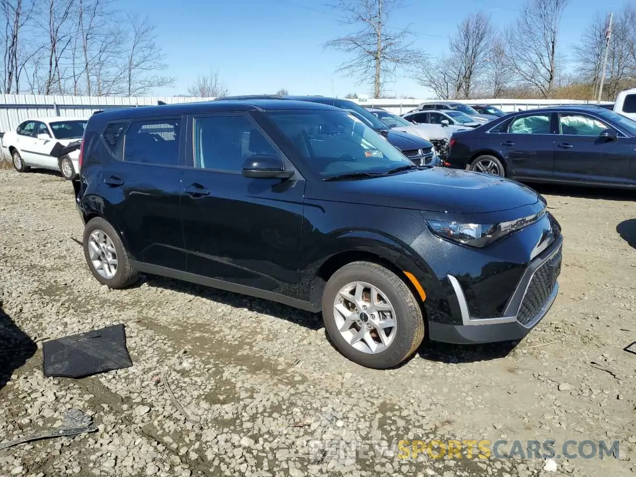 4 fotografías del automóvil dañado KNDJ23AUXR7239495 KIA SOUL 2024