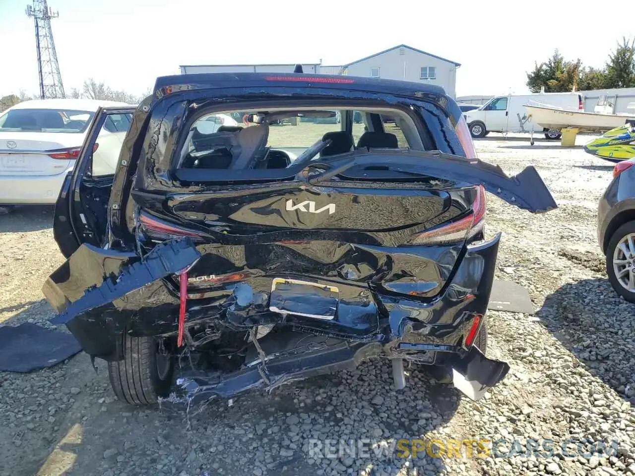 6 fotografías del automóvil dañado KNDJ23AUXR7239495 KIA SOUL 2024