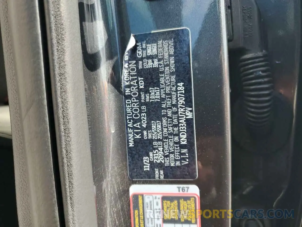 13 fotografías del automóvil dañado KNDJ33AU7R7907184 KIA SOUL 2024