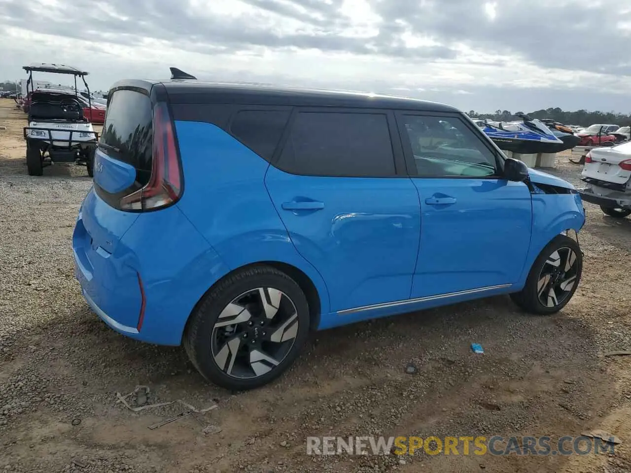 3 fotografías del automóvil dañado KNDJ53AU0R7222437 KIA SOUL 2024