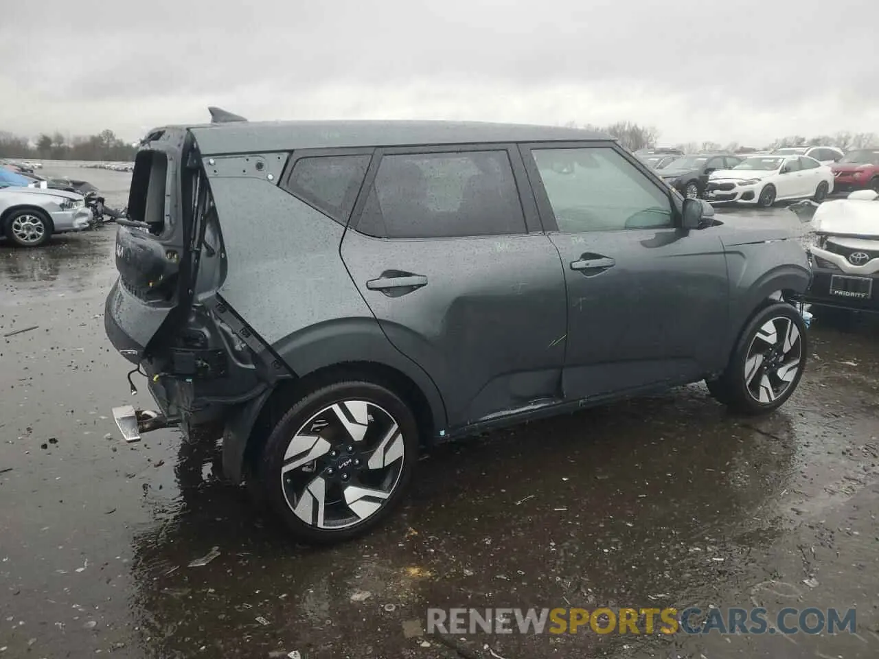 3 fotografías del automóvil dañado KNDJ53AU7R7920902 KIA SOUL 2024